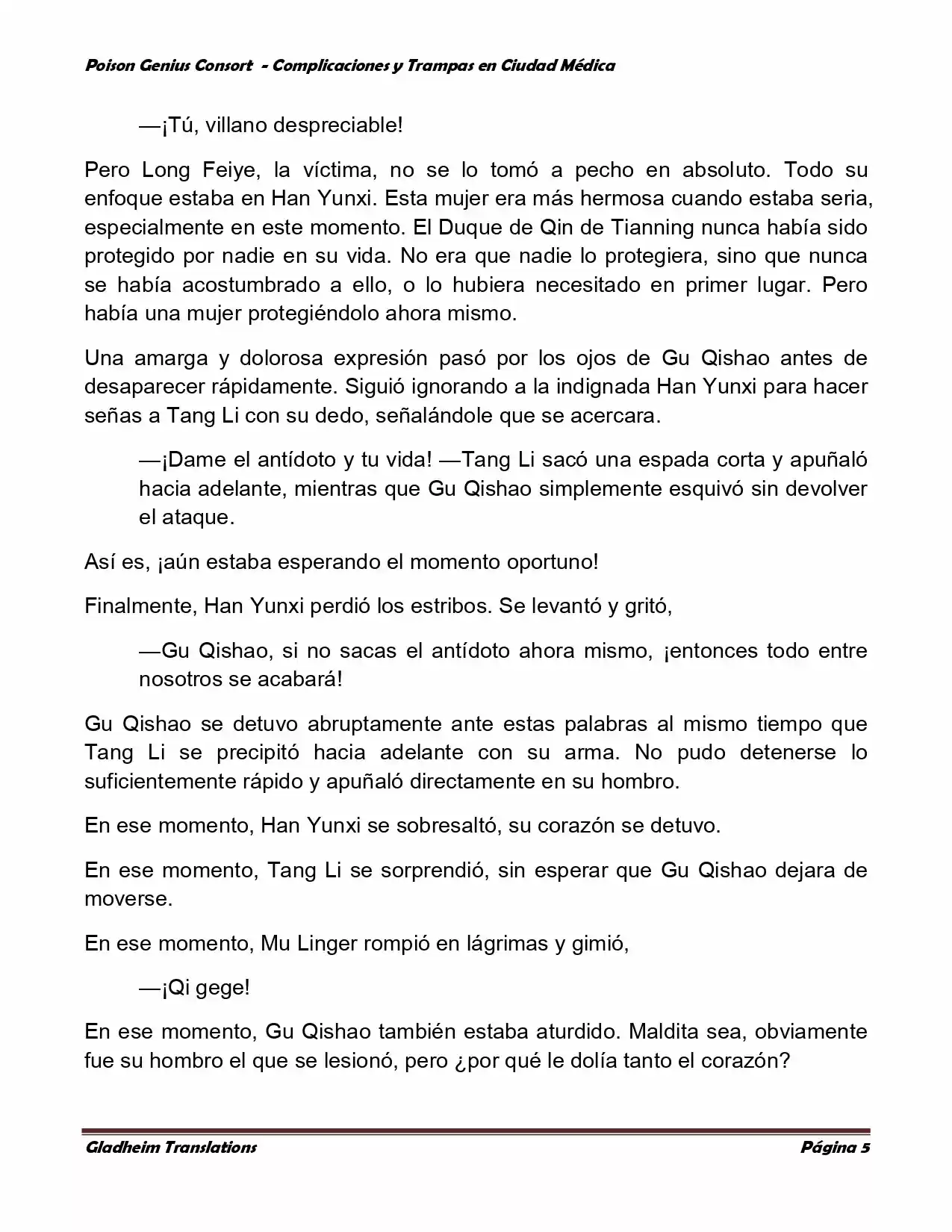 Poison Genious Consort (Novela) - Capítulo 252 - Página 5 - LectorTMOo