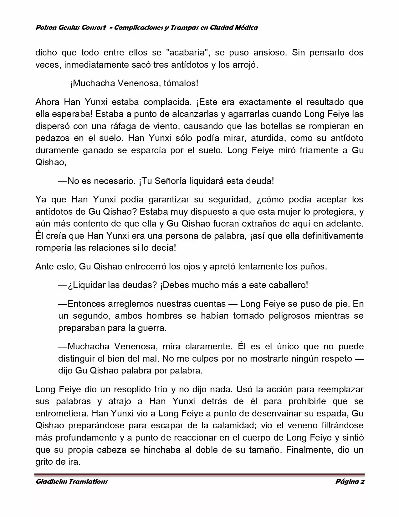 Poison Genious Consort (Novela) - Capítulo 253 - Página 2 - LectorTMOo