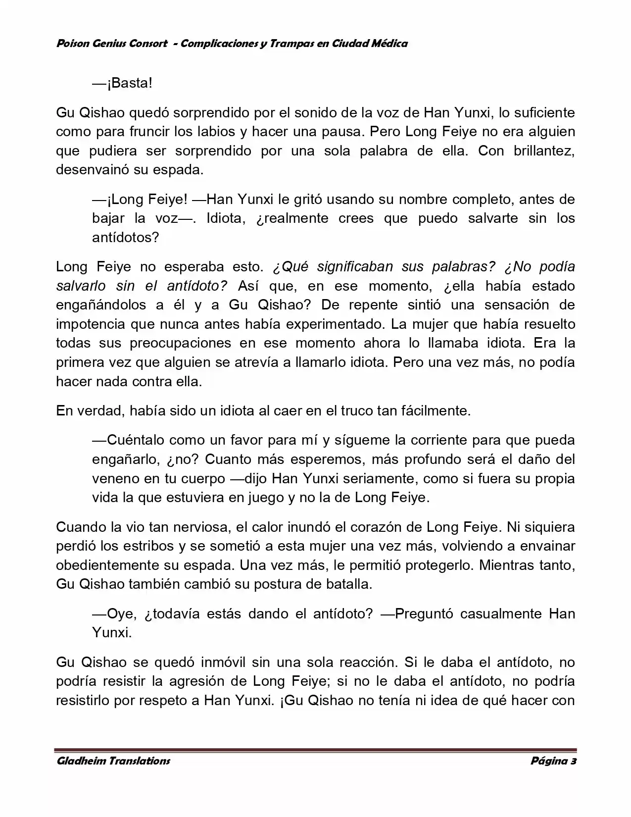 Poison Genious Consort (Novela) - Capítulo 253 - Página 3 - LectorTMOo