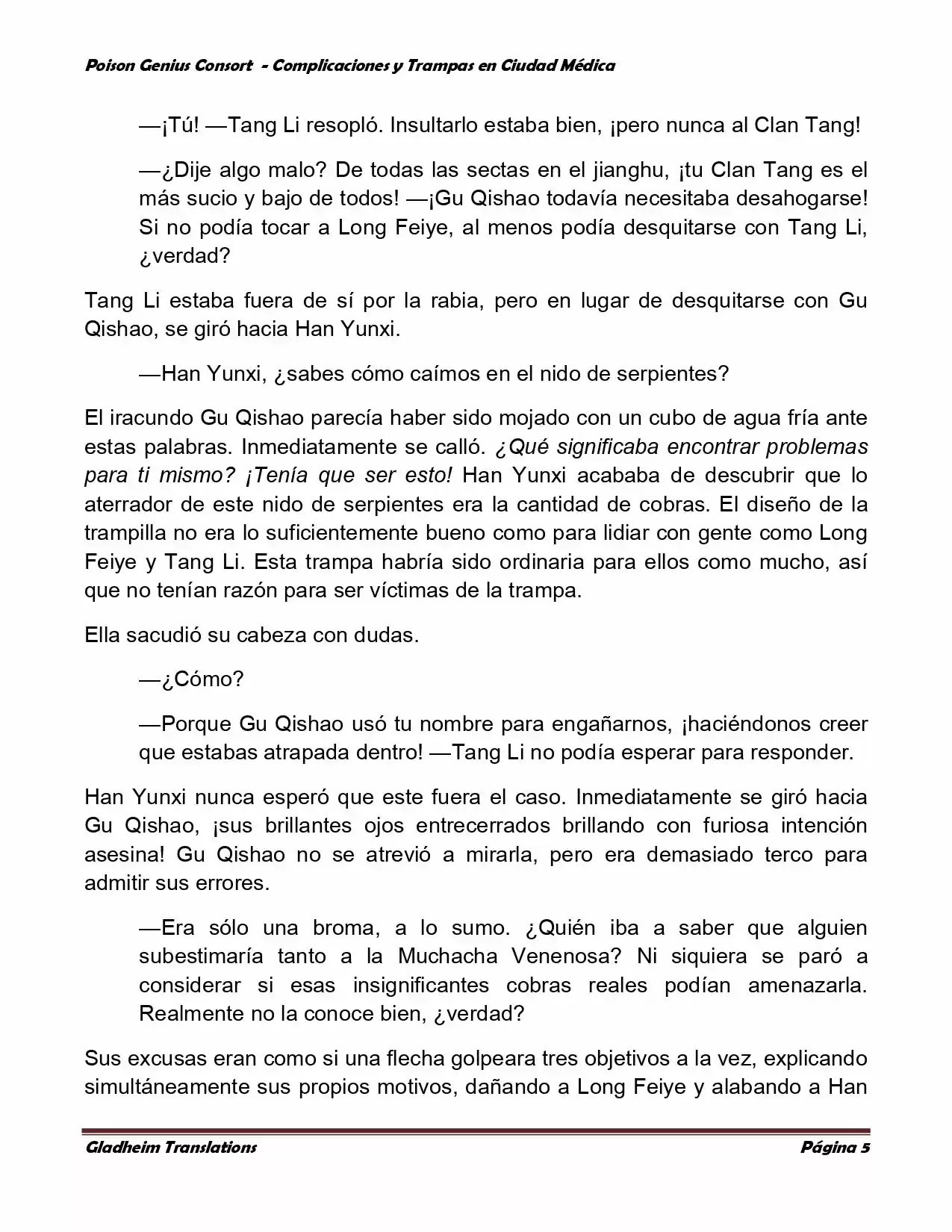 Poison Genious Consort (Novela) - Capítulo 253 - Página 5 - LectorTMOo