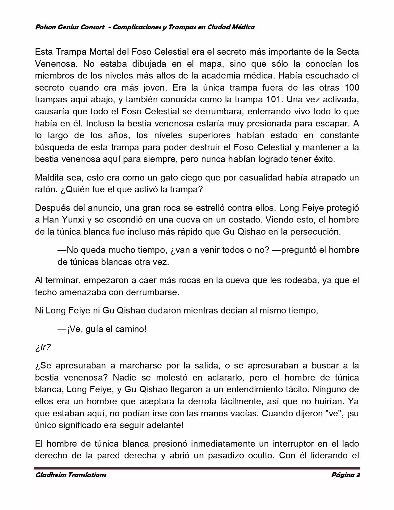 Poison Genious Consort (Novela) - Capítulo 254 - Página 3 - LectorTMOo