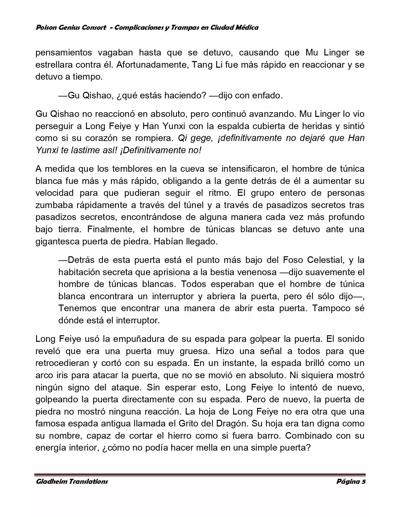 Poison Genious Consort (Novela) - Capítulo 254 - Página 5 - LectorTMOo