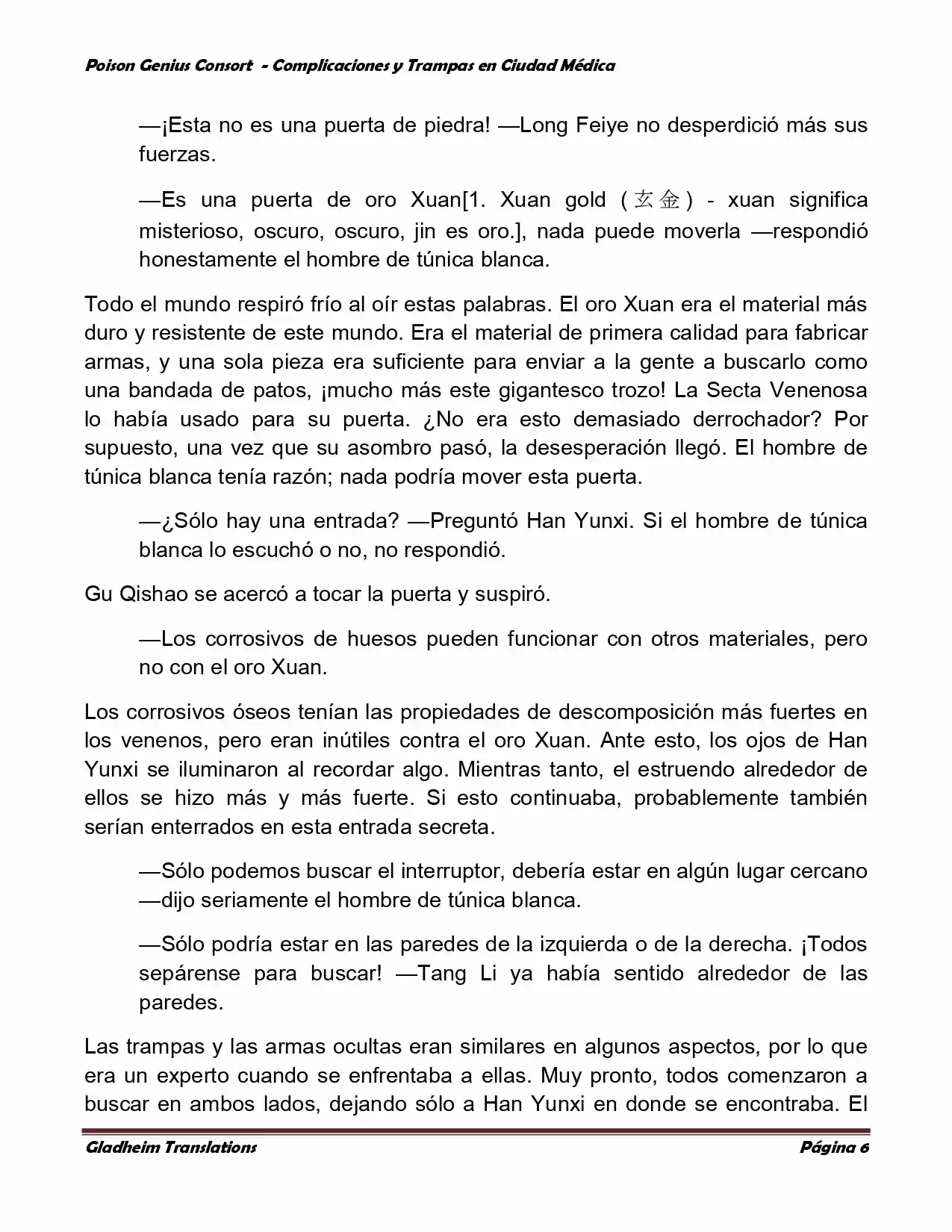 Poison Genious Consort (Novela) - Capítulo 254 - Página 6 - LectorTMOo