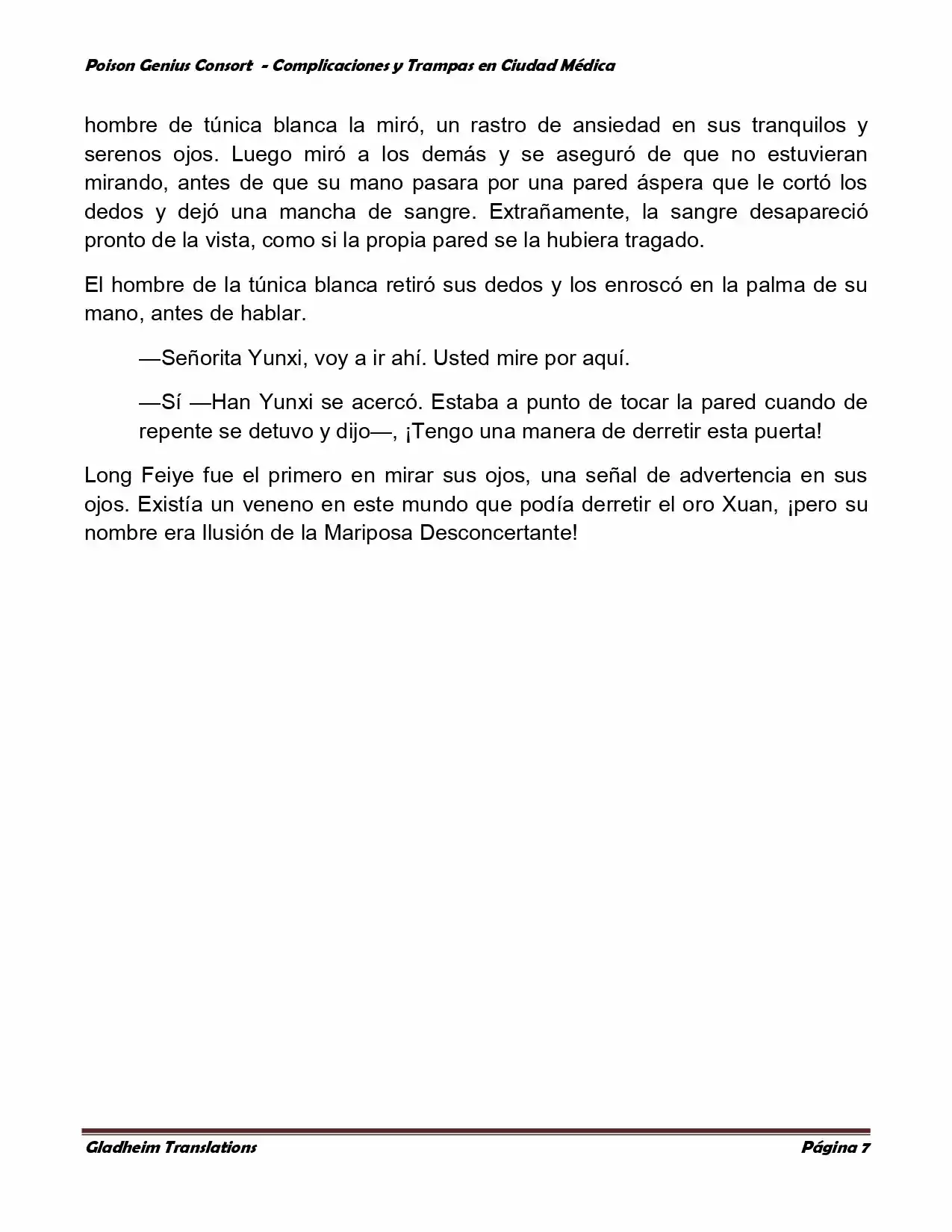 Poison Genious Consort (Novela) - Capítulo 254 - Página 7 - LectorTMOo