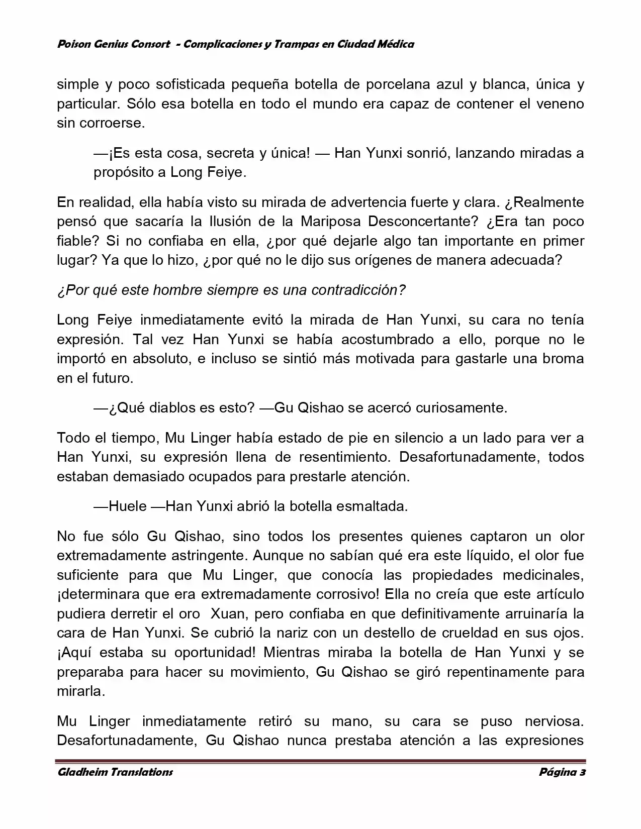 Poison Genious Consort (Novela) - Capítulo 255 - Página 3 - LectorTMOo