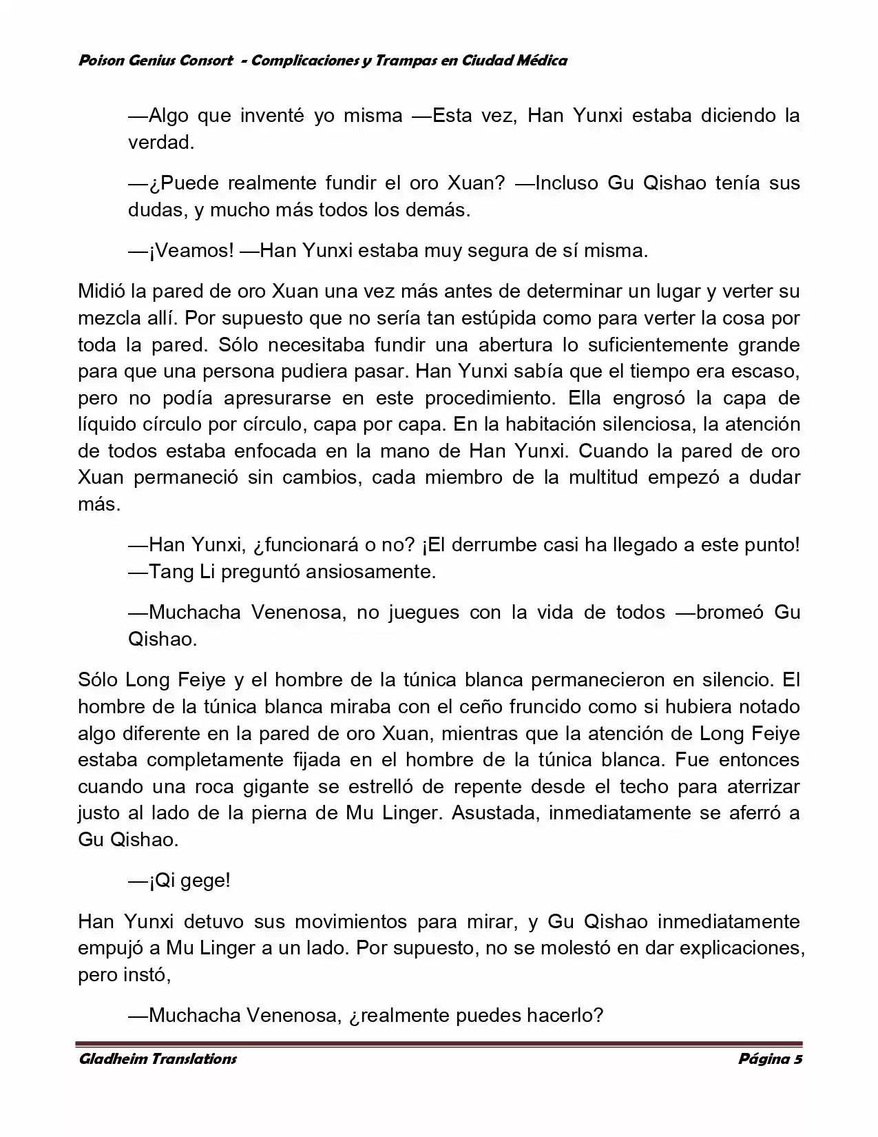 Poison Genious Consort (Novela) - Capítulo 255 - Página 5 - LectorTMOo
