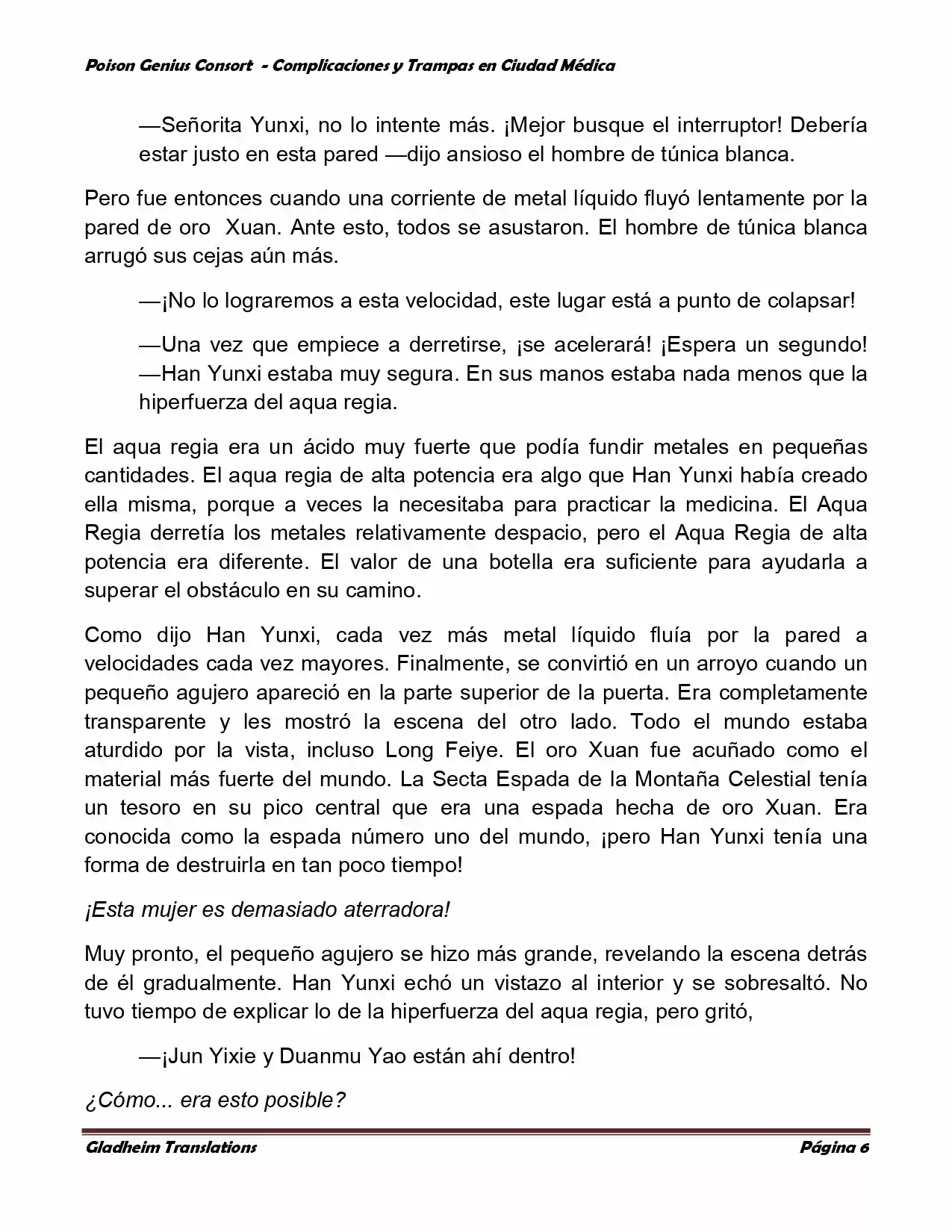 Poison Genious Consort (Novela) - Capítulo 255 - Página 6 - LectorTMOo