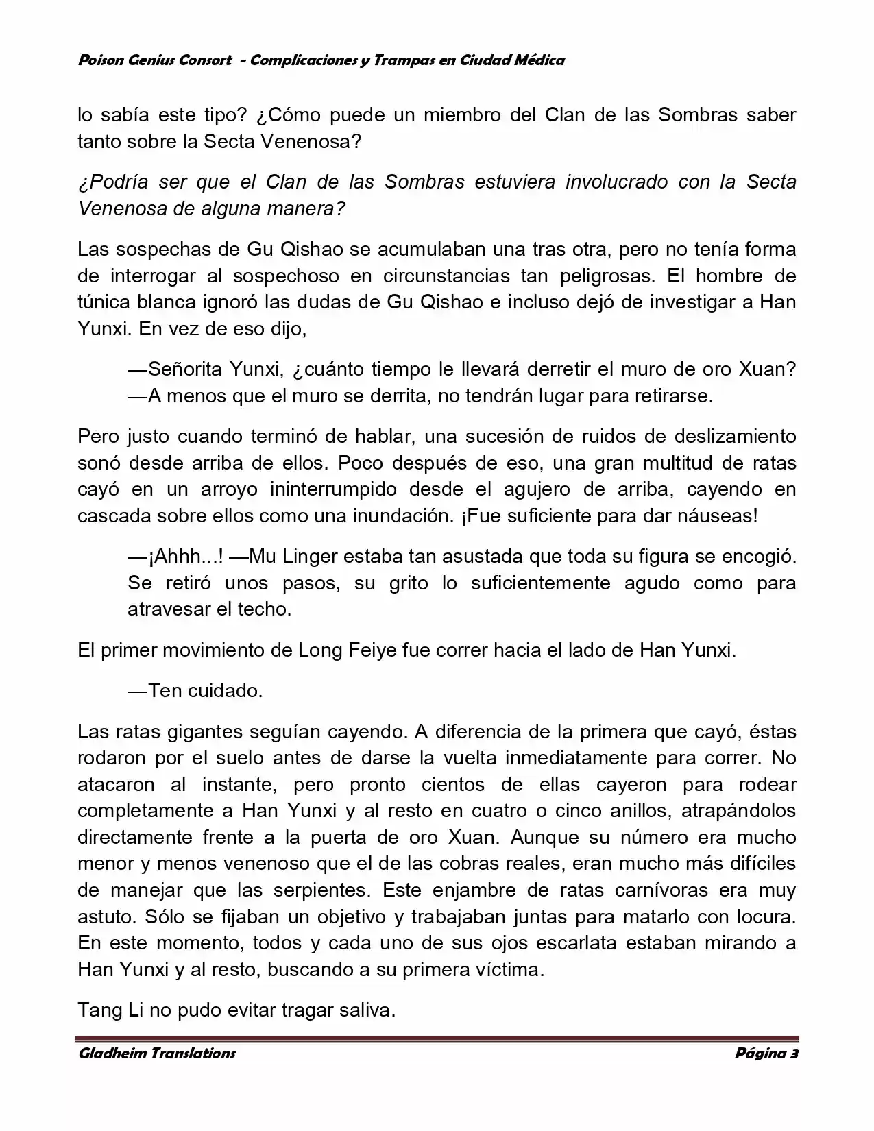 Poison Genious Consort (Novela) - Capítulo 256 - Página 3 - LectorTMOo
