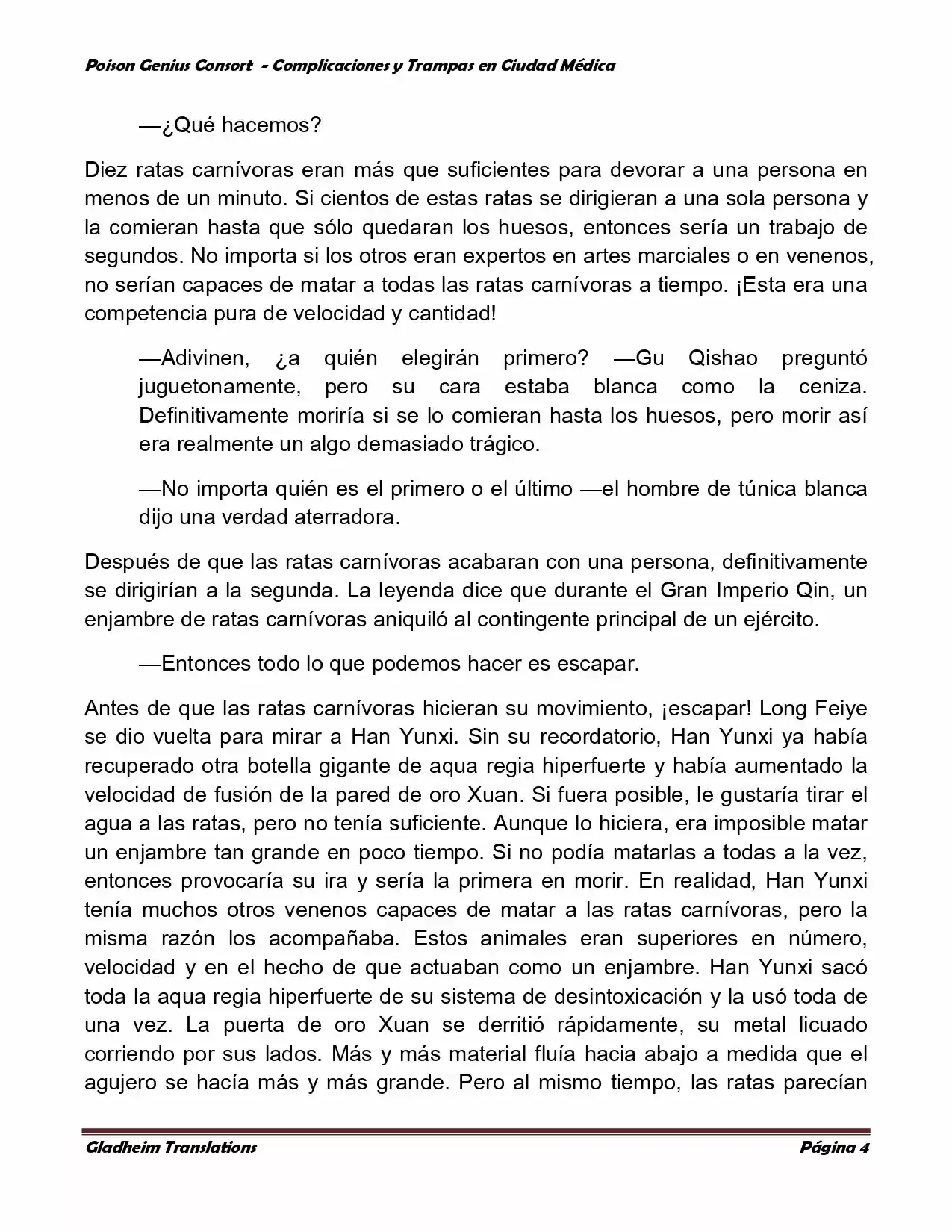 Poison Genious Consort (Novela) - Capítulo 256 - Página 4 - LectorTMOo