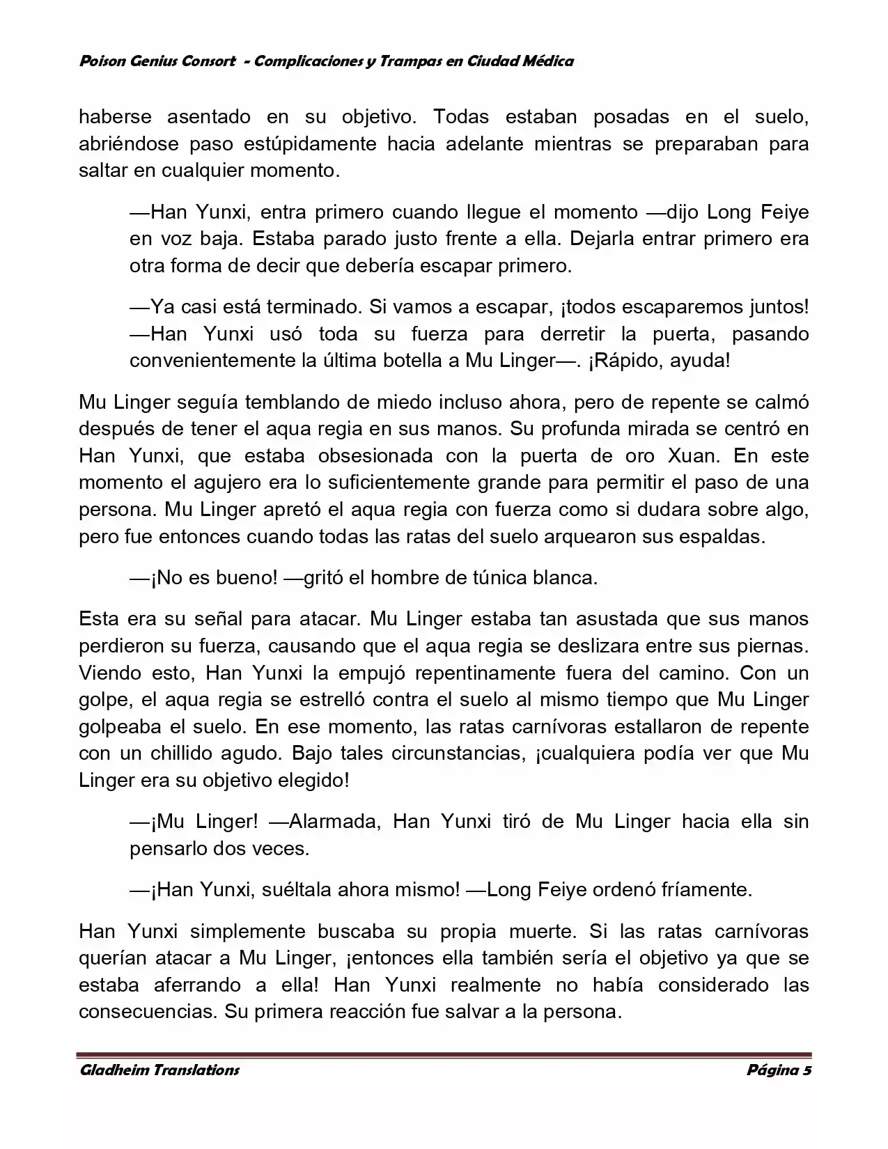 Poison Genious Consort (Novela) - Capítulo 256 - Página 5 - LectorTMOo