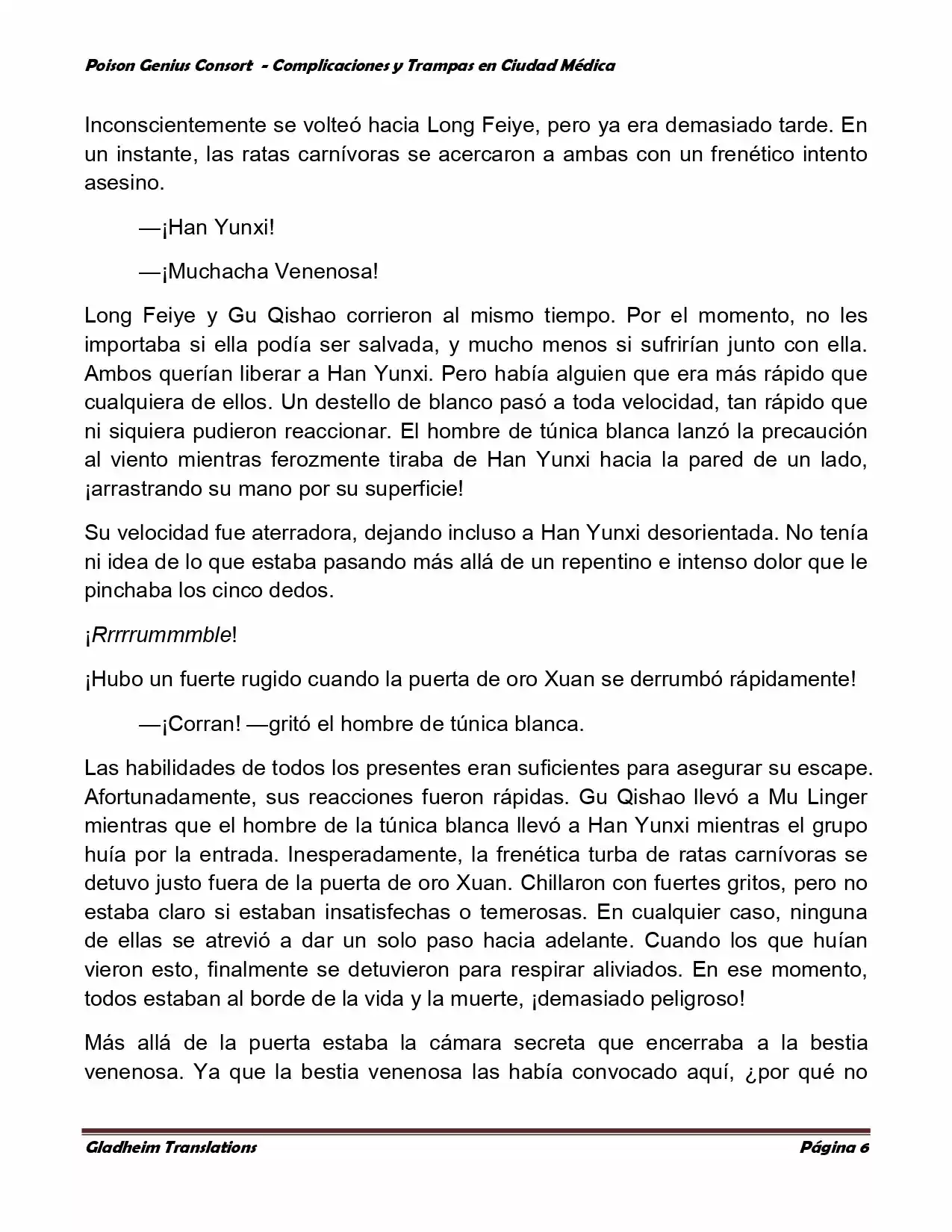 Poison Genious Consort (Novela) - Capítulo 256 - Página 6 - LectorTMOo