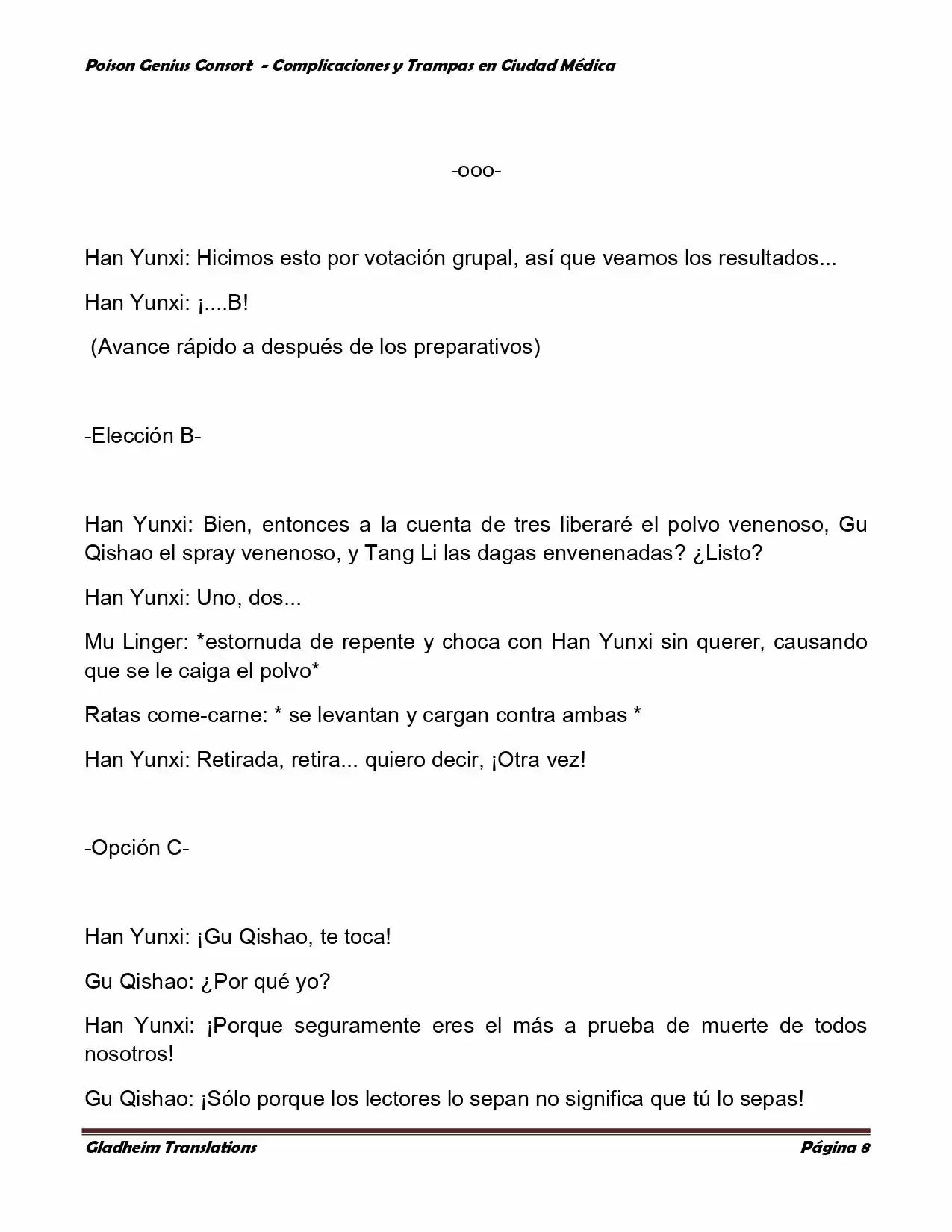 Poison Genious Consort (Novela) - Capítulo 256 - Página 8 - LectorTMOo