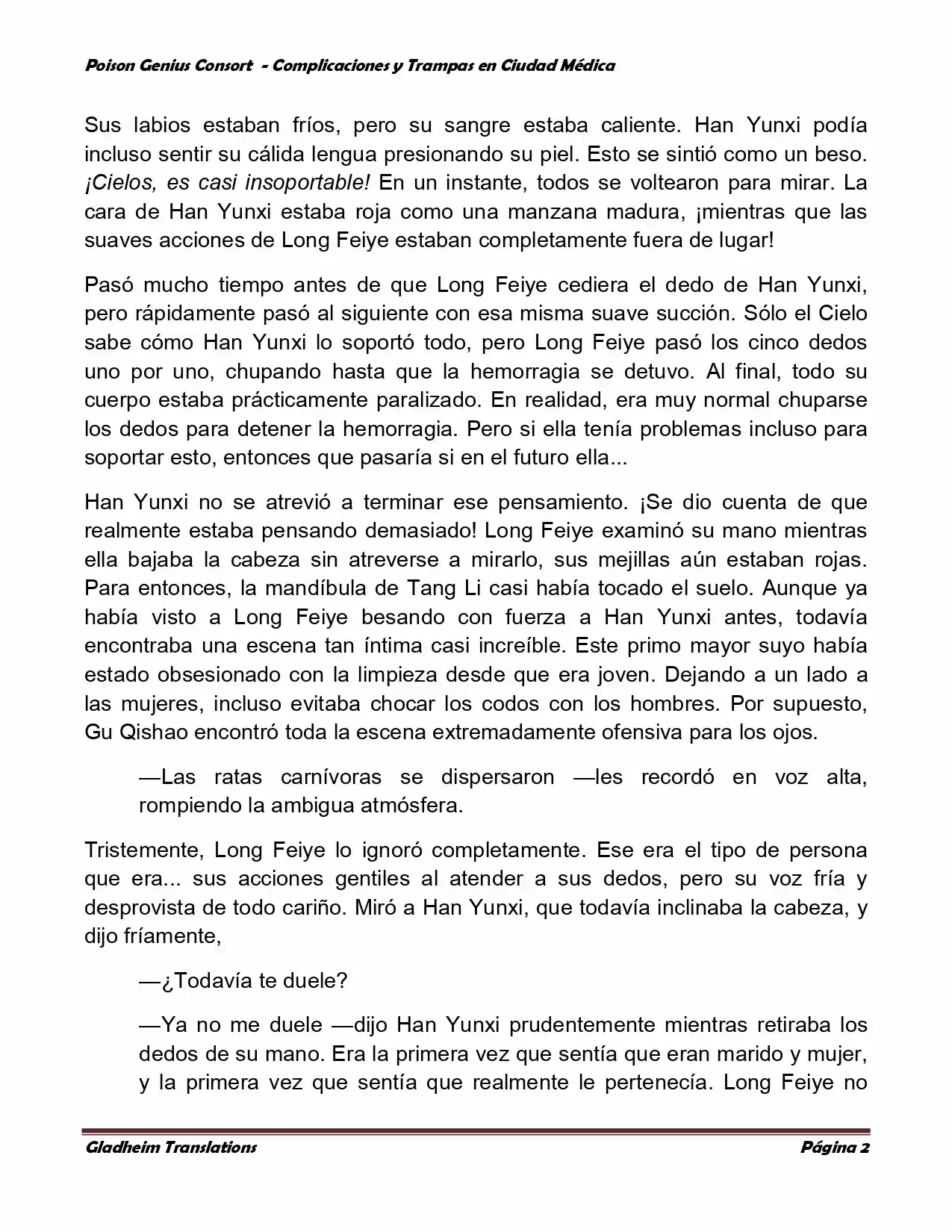 Poison Genious Consort (Novela) - Capítulo 257 - Página 2 - LectorTMOo