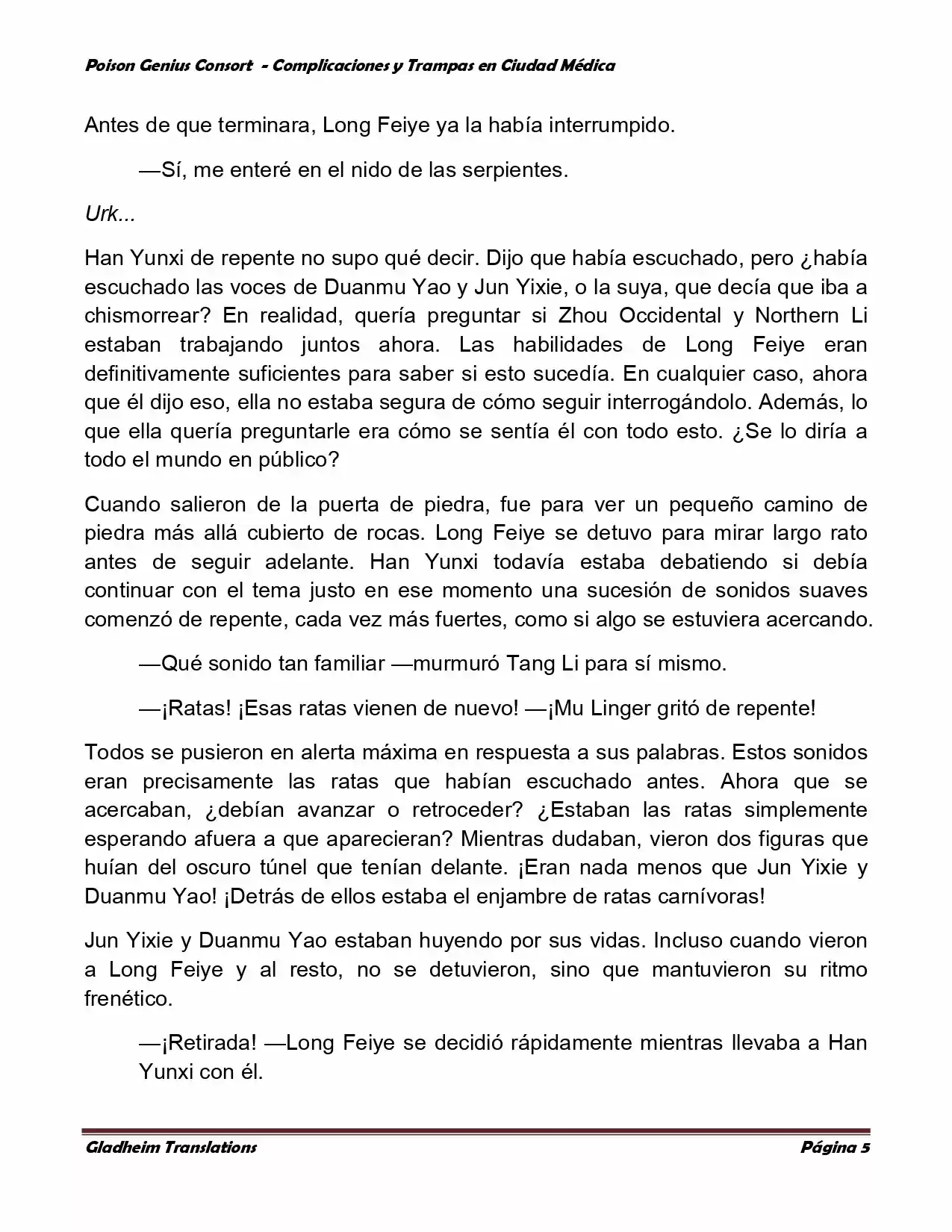 Poison Genious Consort (Novela) - Capítulo 257 - Página 5 - LectorTMOo