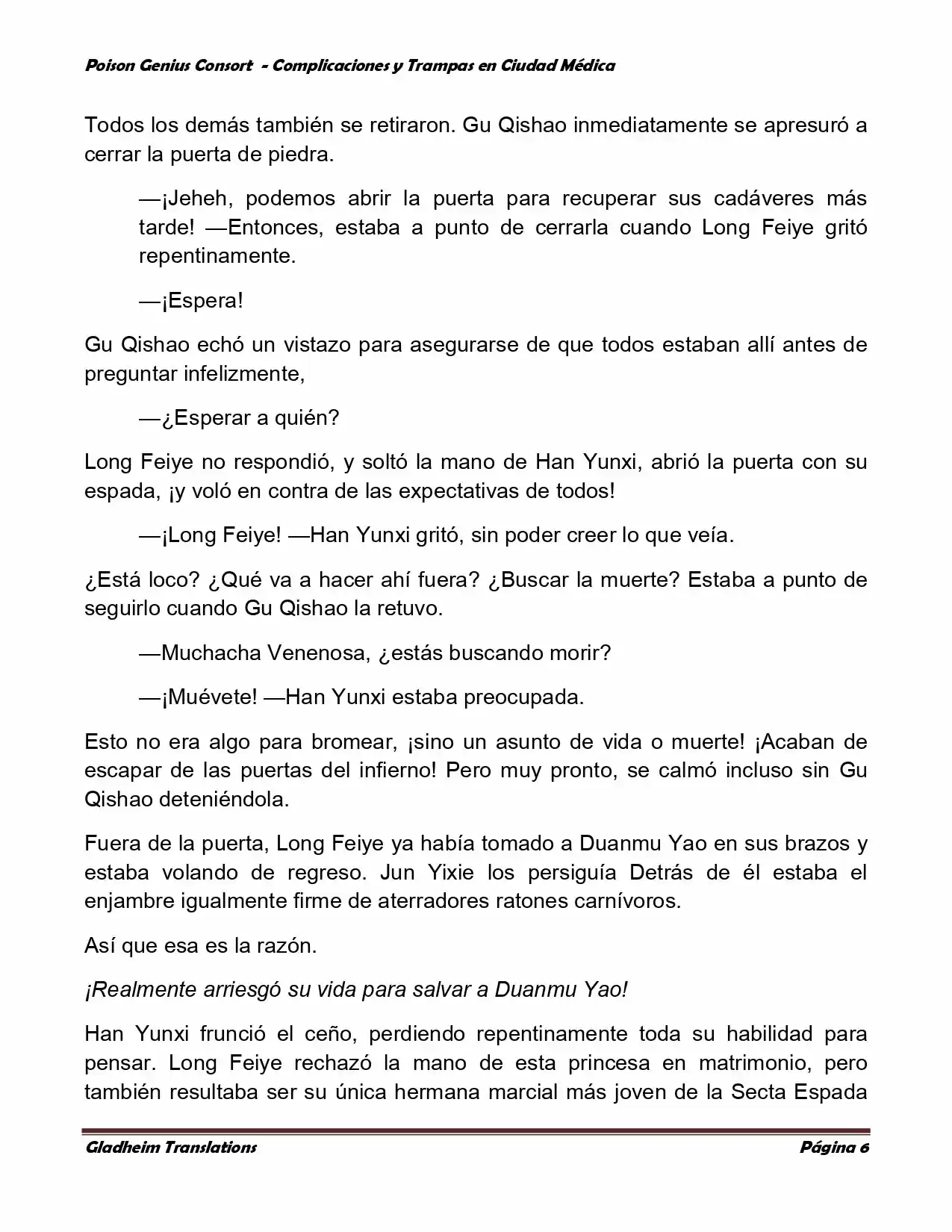Poison Genious Consort (Novela) - Capítulo 257 - Página 6 - LectorTMOo