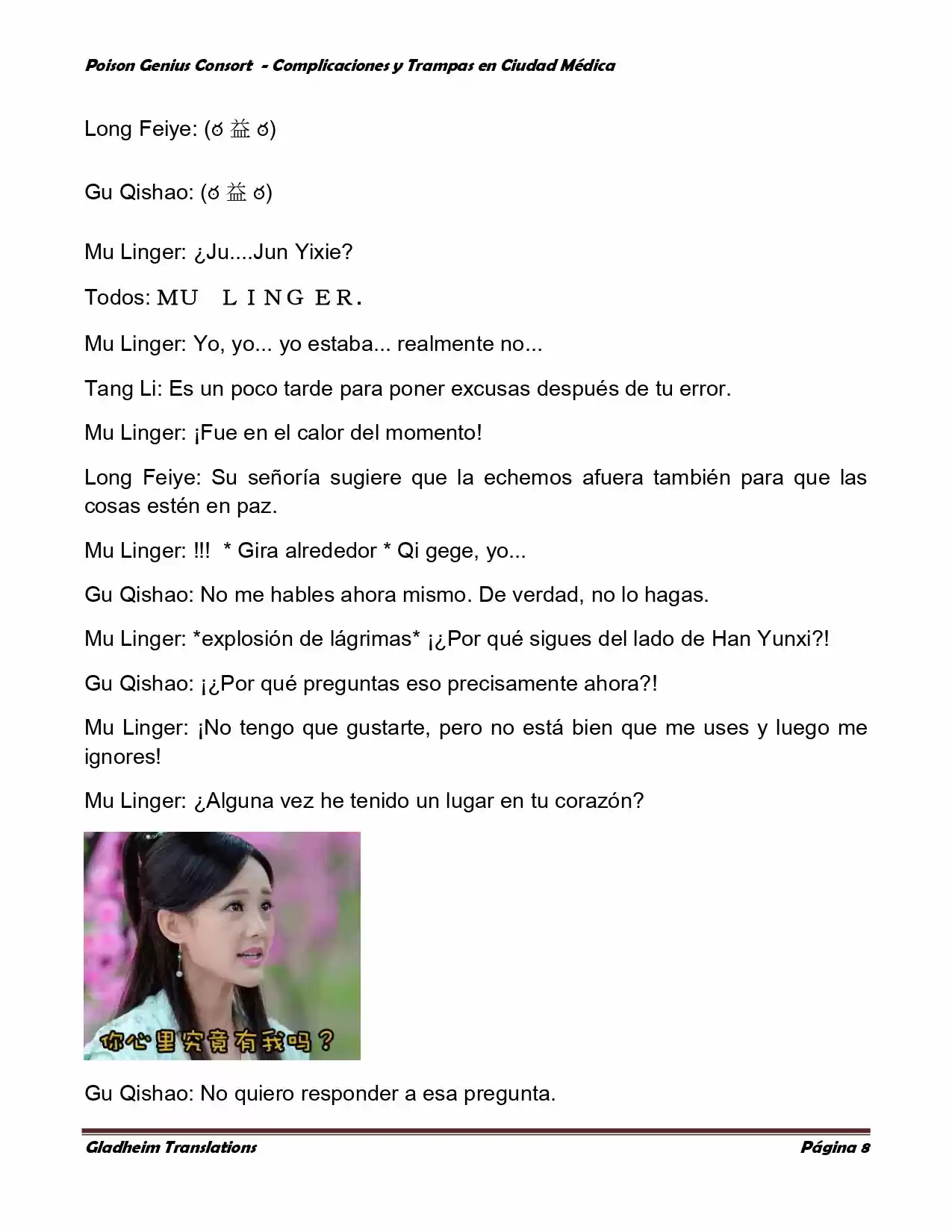 Poison Genious Consort (Novela) - Capítulo 258 - Página 8 - LectorTMOo