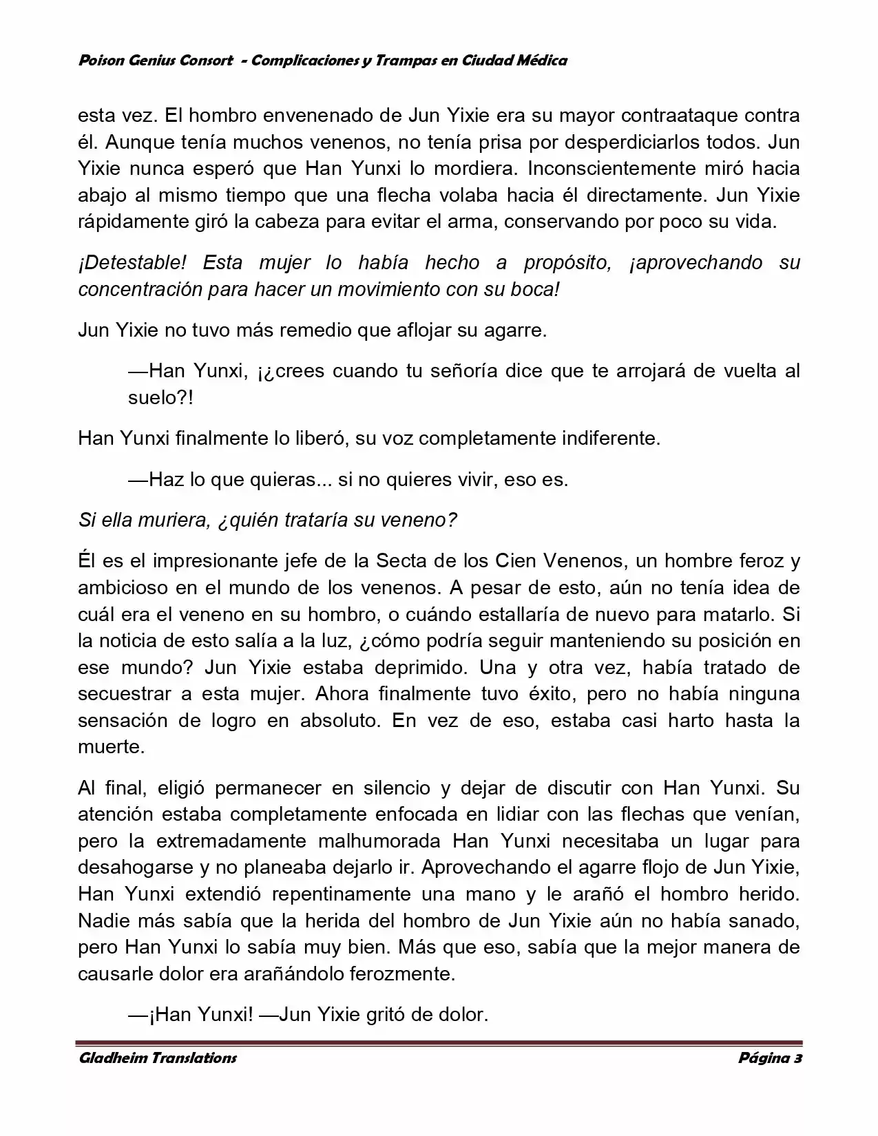 Poison Genious Consort (Novela) - Capítulo 259 - Página 3 - LectorTMOo