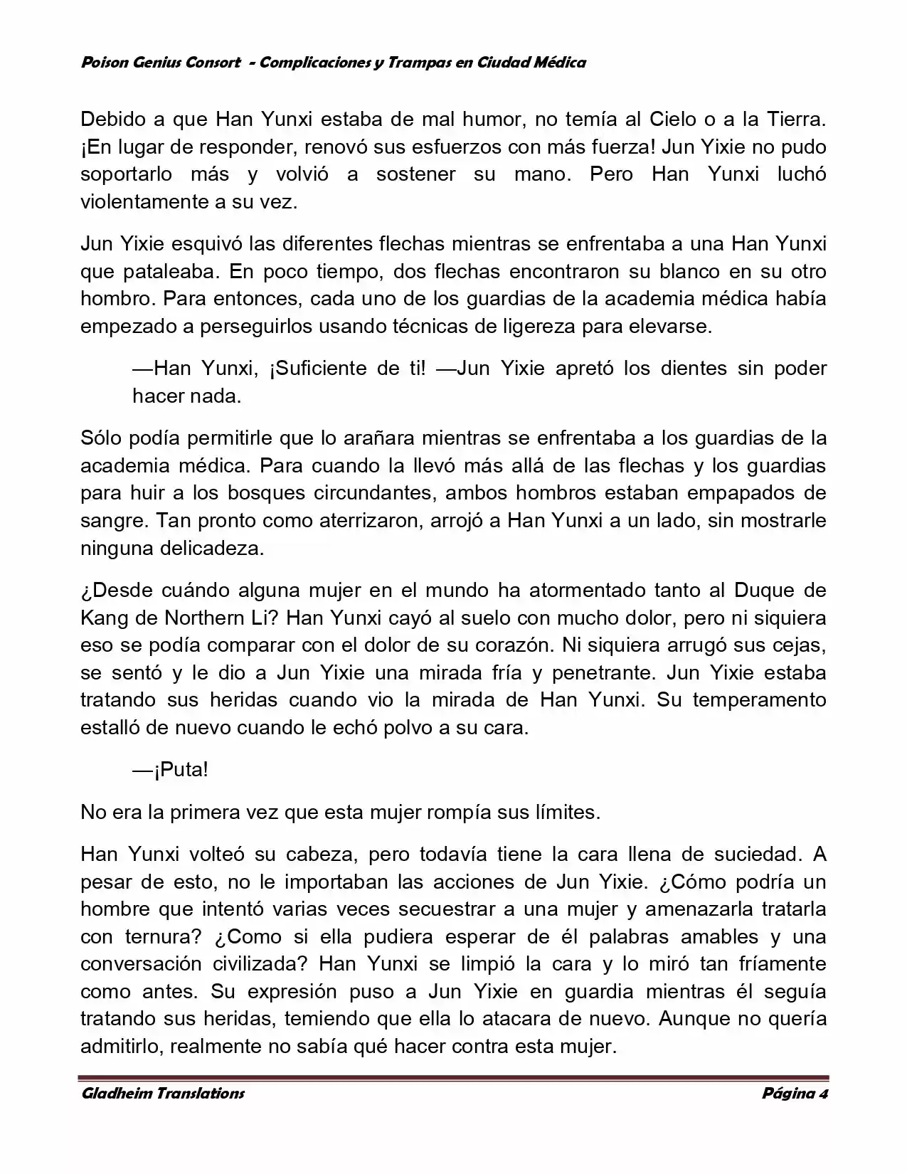 Poison Genious Consort (Novela) - Capítulo 259 - Página 4 - LectorTMOo