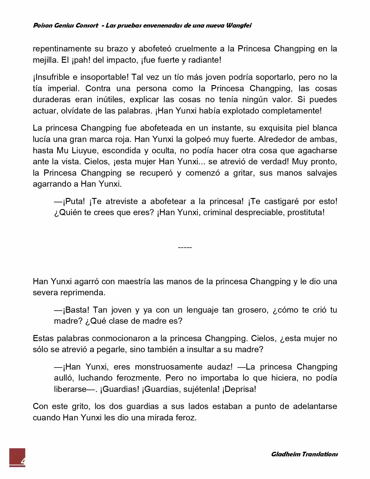 Poison Genious Consort (Novela) - Capítulo 26 - Página 4 - LectorTMOo