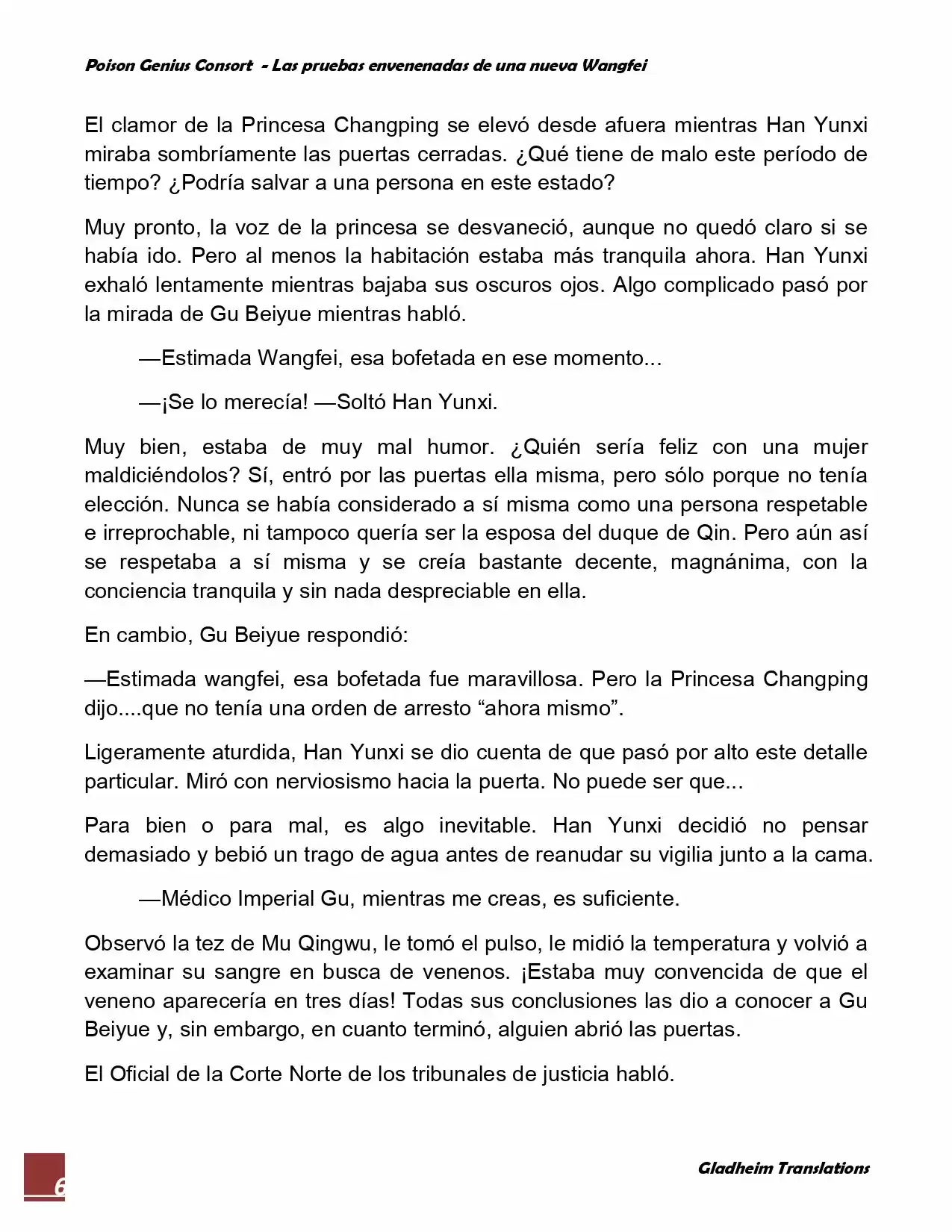 Poison Genious Consort (Novela) - Capítulo 26 - Página 6 - LectorTMOo