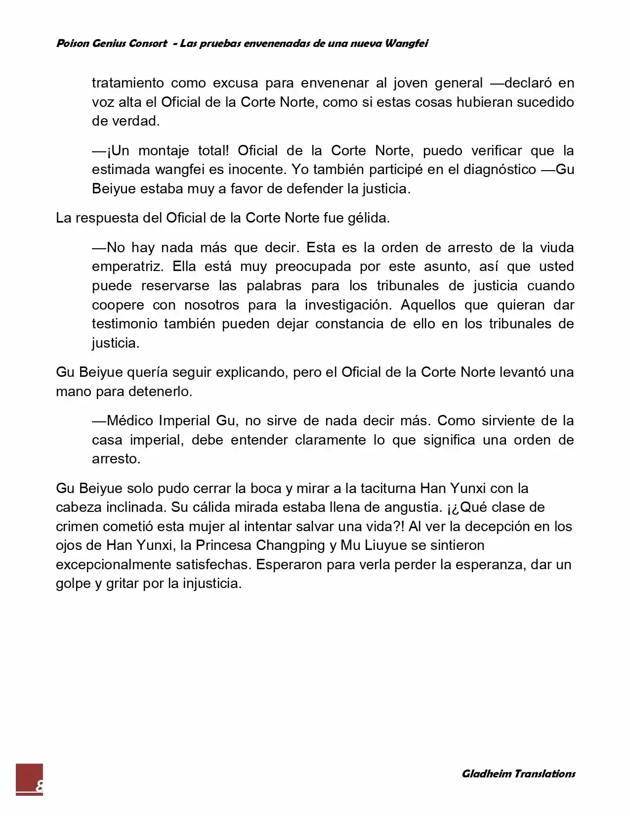 Poison Genious Consort (Novela) - Capítulo 26 - Página 8 - LectorTMOo