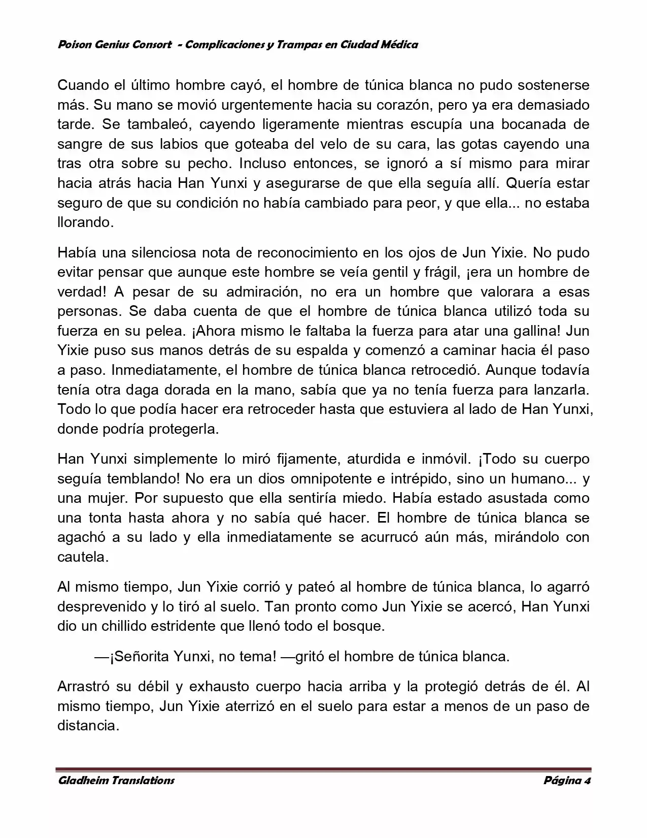 Poison Genious Consort (Novela) - Capítulo 260 - Página 4 - LectorTMOo