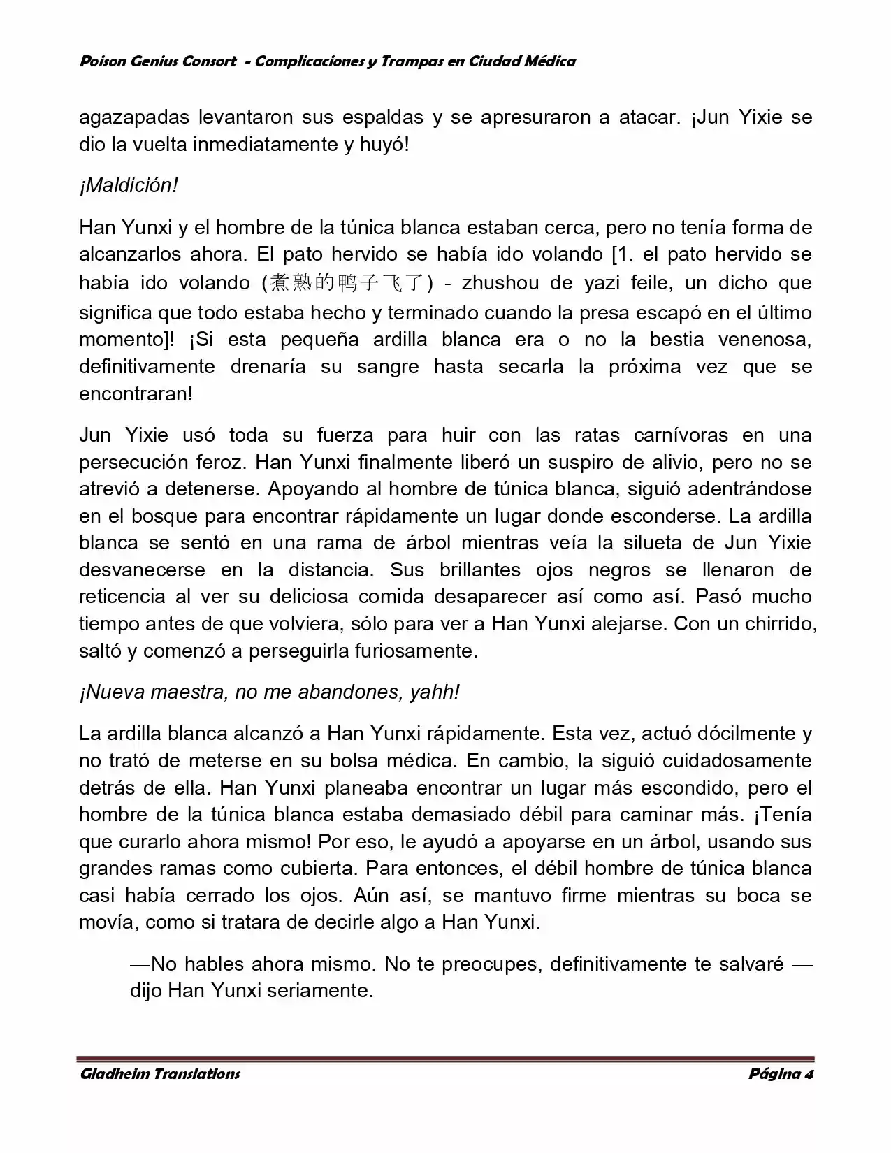 Poison Genious Consort (Novela) - Capítulo 261 - Página 4 - LectorTMOo