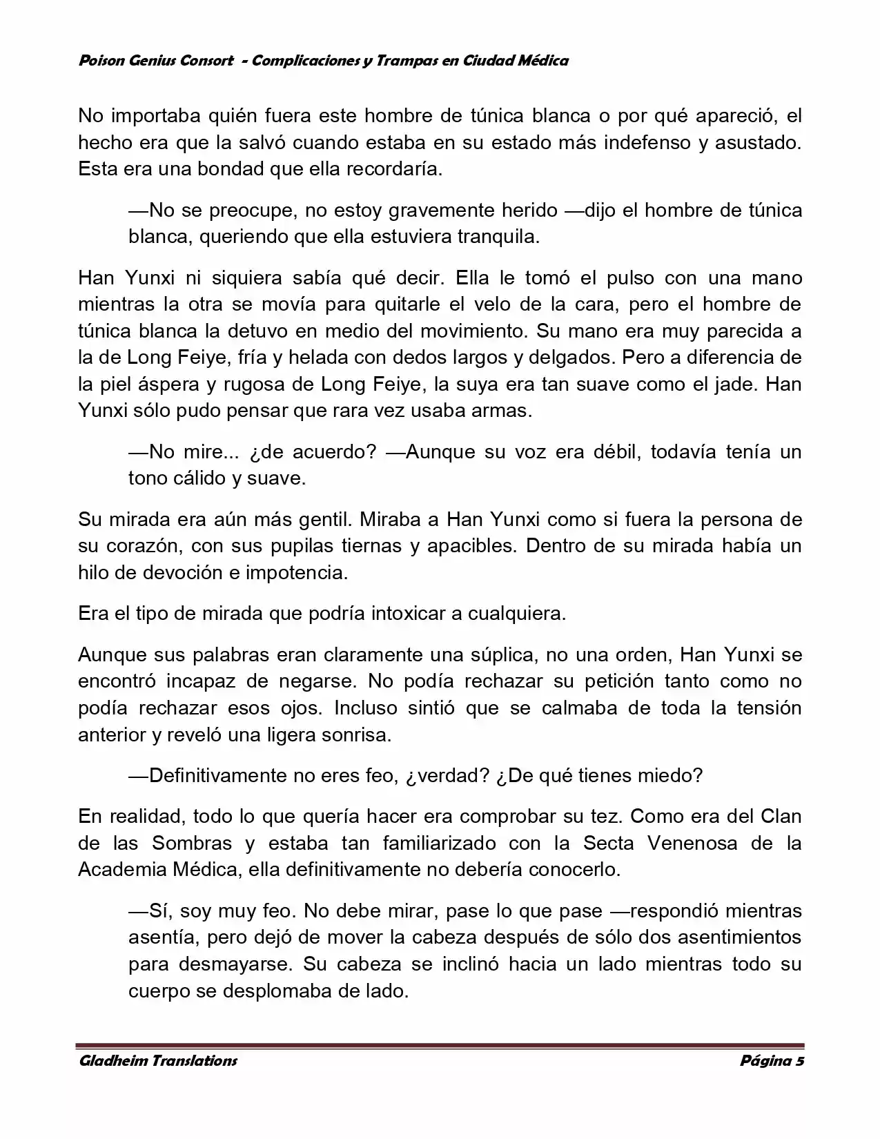 Poison Genious Consort (Novela) - Capítulo 261 - Página 5 - LectorTMOo