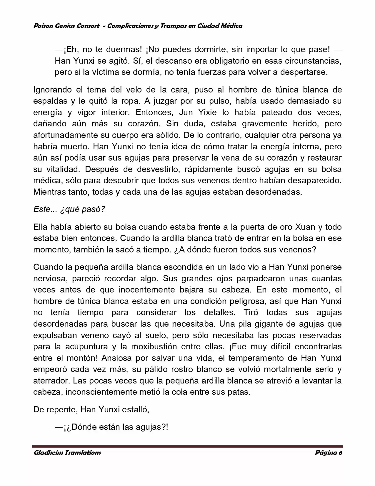Poison Genious Consort (Novela) - Capítulo 261 - Página 6 - LectorTMOo