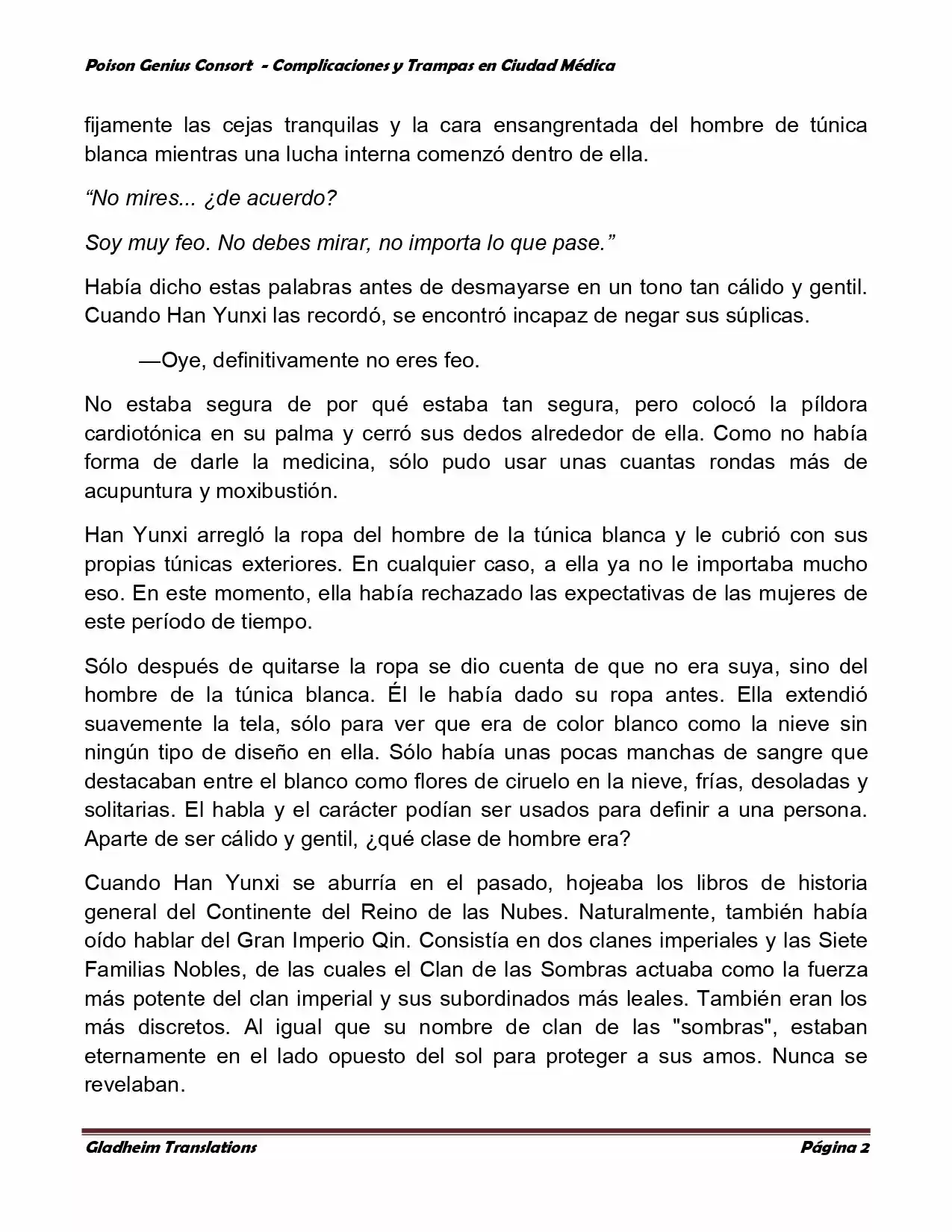 Poison Genious Consort (Novela) - Capítulo 262 - Página 2 - LectorTMOo