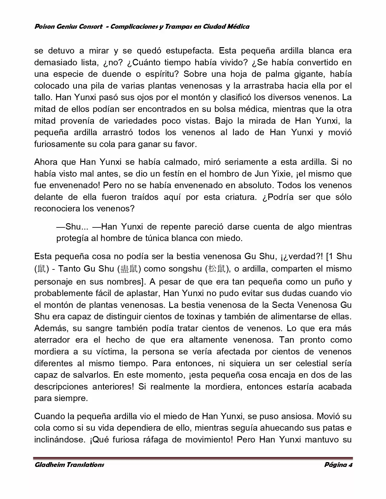 Poison Genious Consort (Novela) - Capítulo 262 - Página 4 - LectorTMOo