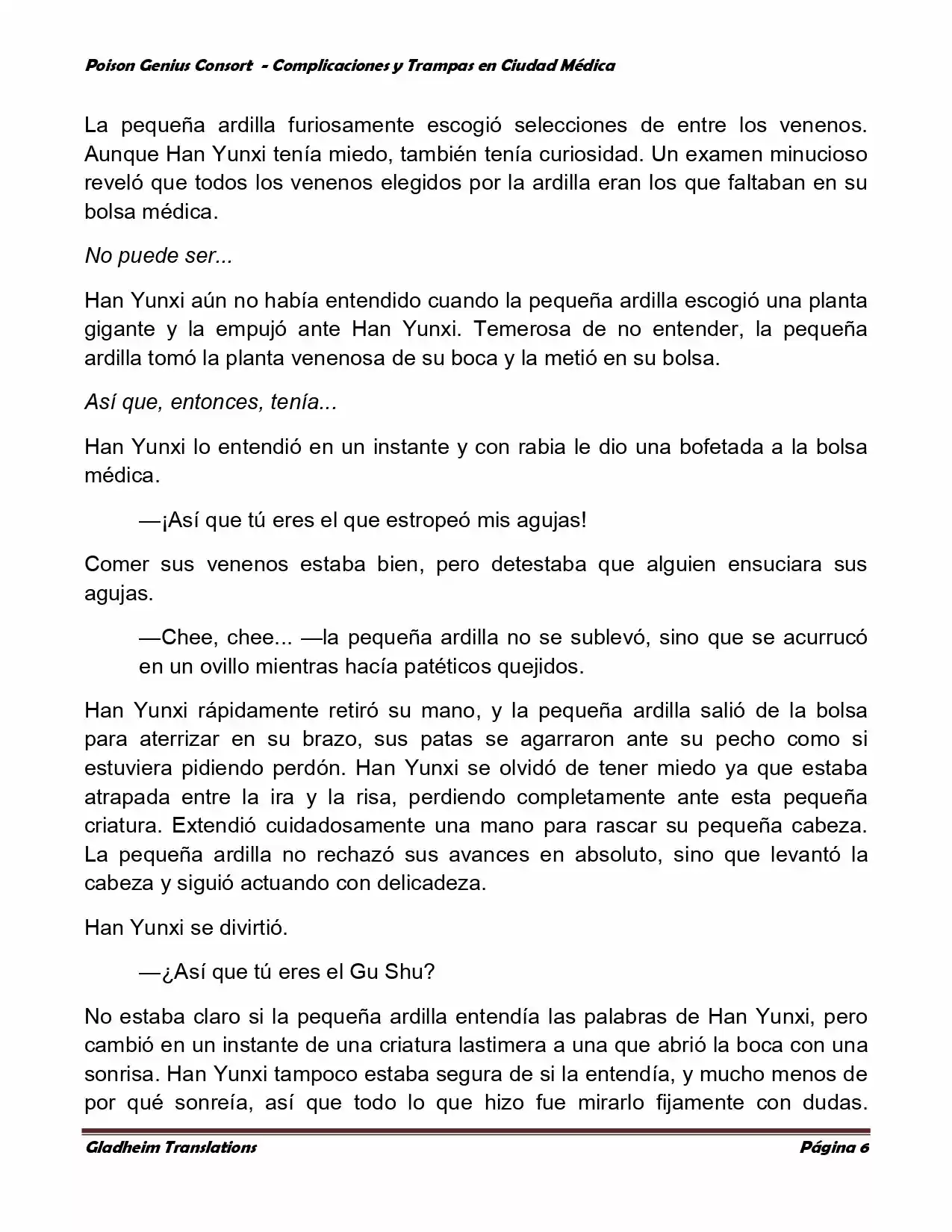 Poison Genious Consort (Novela) - Capítulo 262 - Página 6 - LectorTMOo