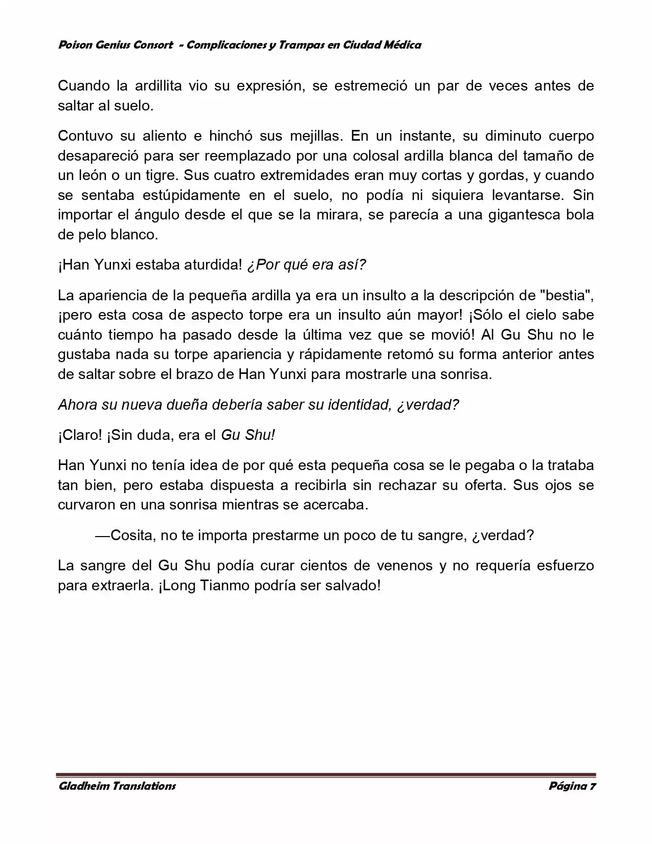 Poison Genious Consort (Novela) - Capítulo 262 - Página 7 - LectorTMOo