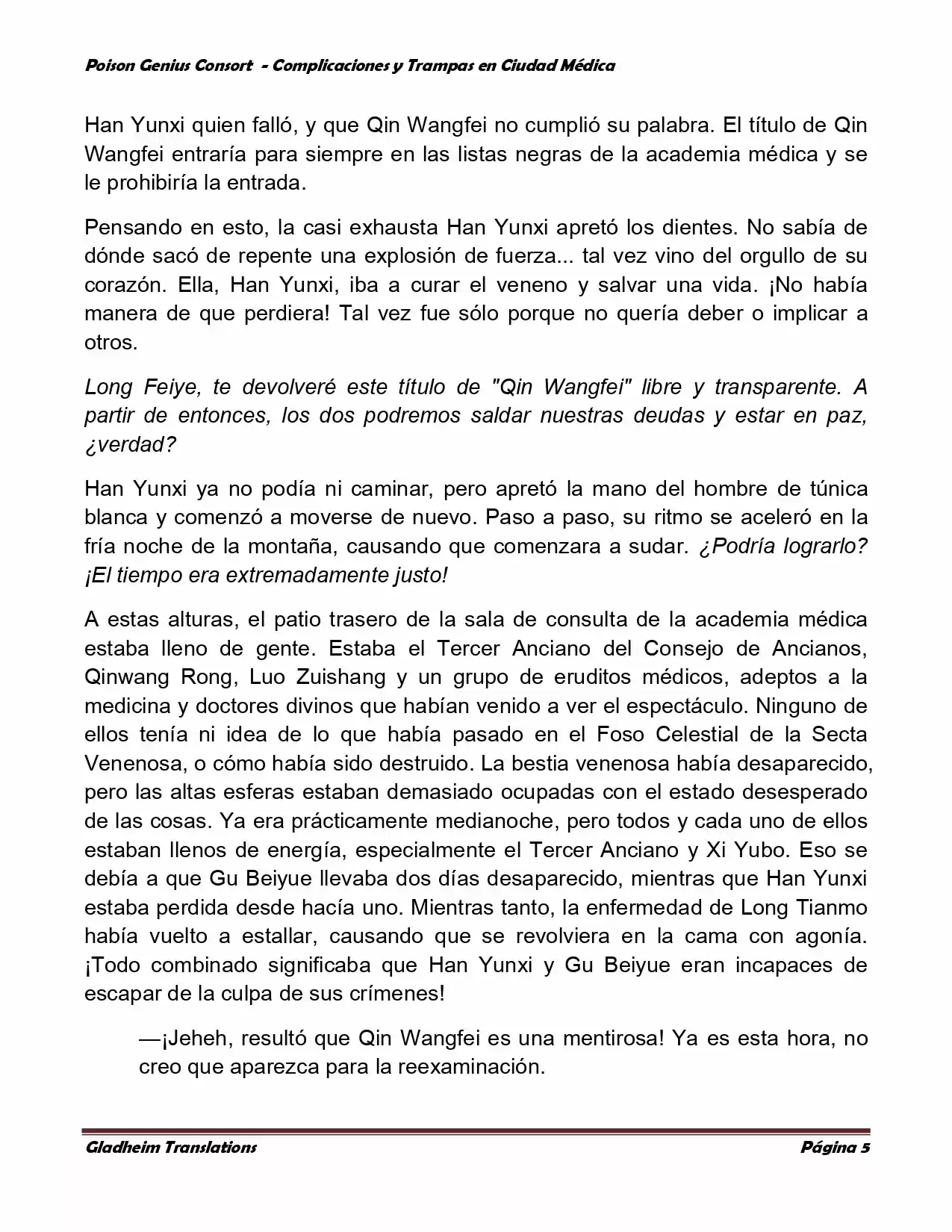Poison Genious Consort (Novela) - Capítulo 263 - Página 4 - LectorTMOo