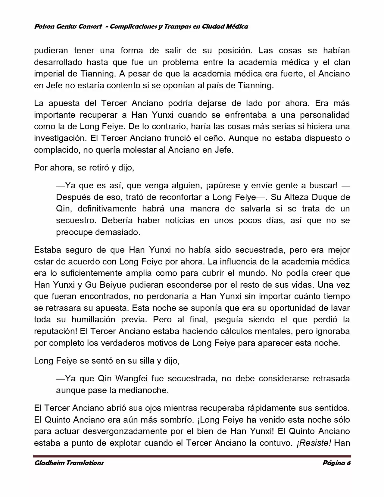 Poison Genious Consort (Novela) - Capítulo 264 - Página 5 - LectorTMOo