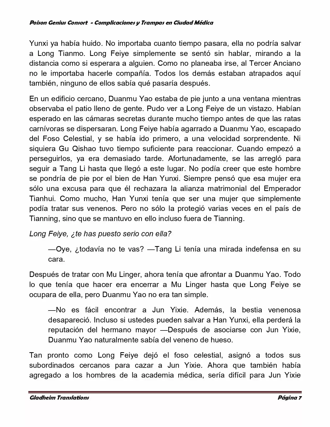 Poison Genious Consort (Novela) - Capítulo 264 - Página 6 - LectorTMOo