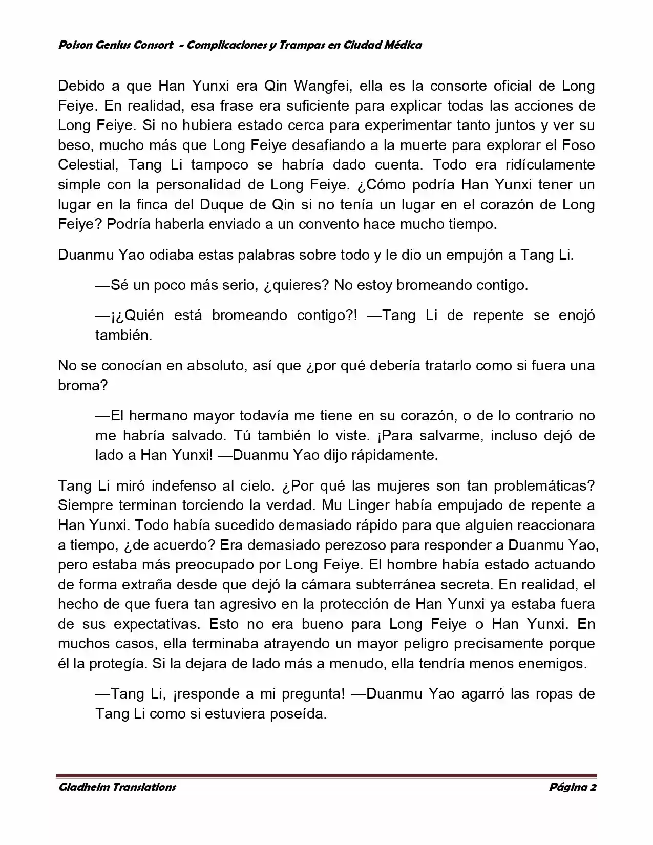 Poison Genious Consort (Novela) - Capítulo 265 - Página 2 - LectorTMOo