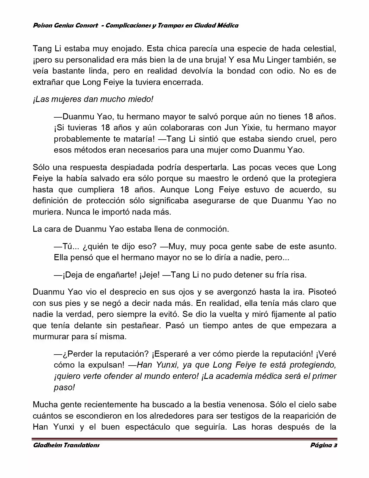 Poison Genious Consort (Novela) - Capítulo 265 - Página 3 - LectorTMOo