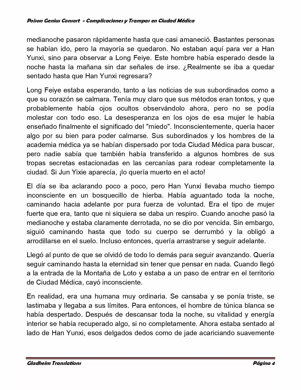 Poison Genious Consort (Novela) - Capítulo 265 - Página 4 - LectorTMOo