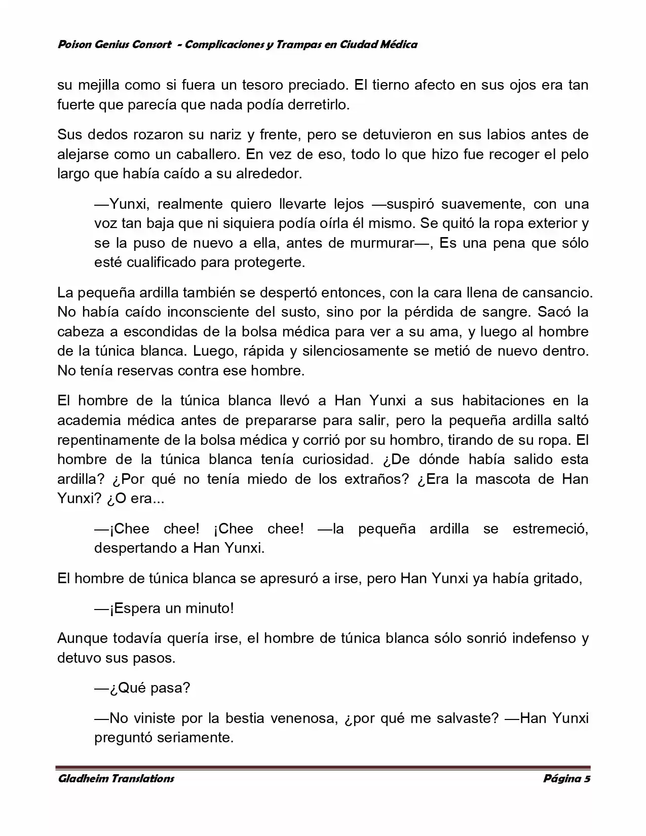 Poison Genious Consort (Novela) - Capítulo 265 - Página 5 - LectorTMOo