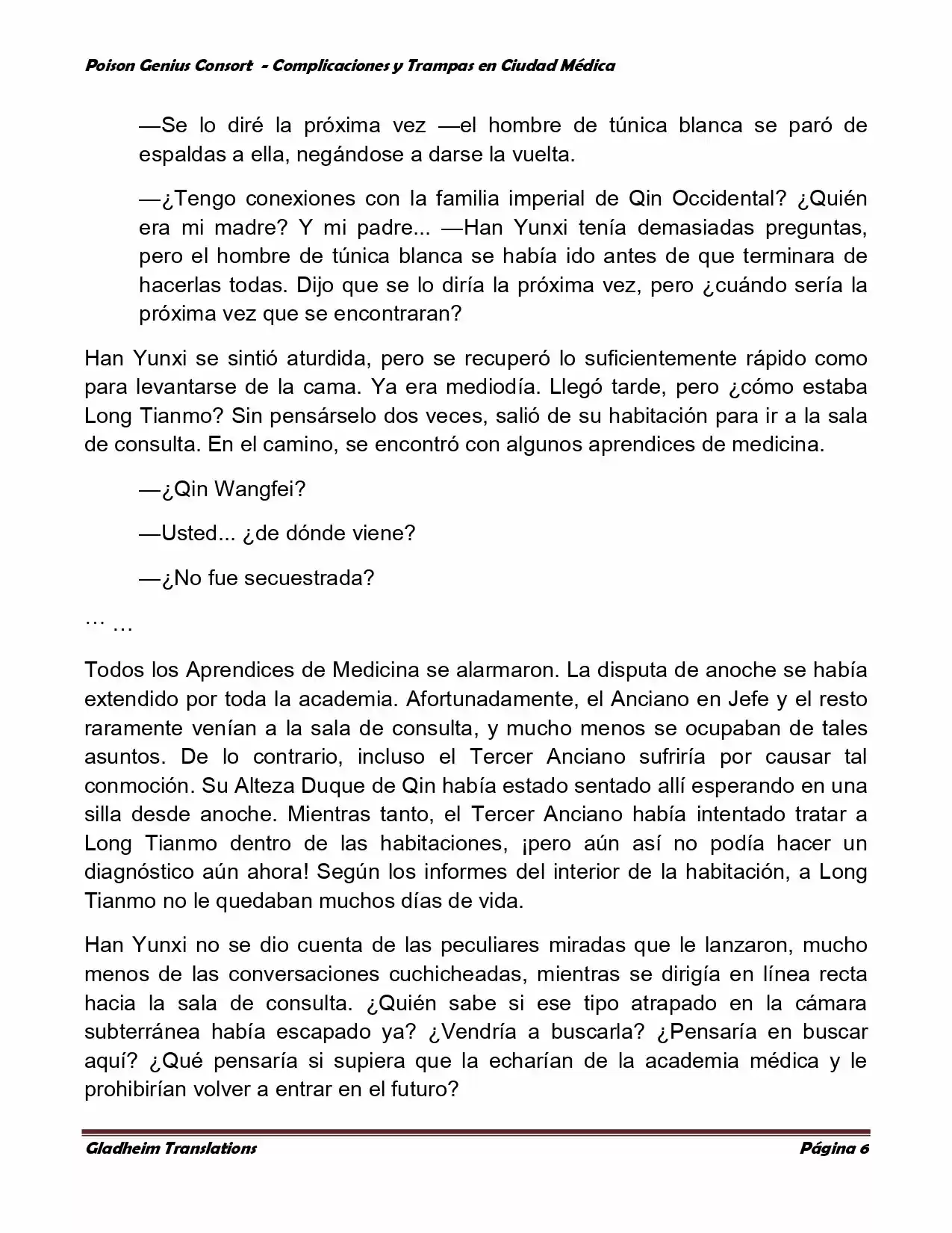 Poison Genious Consort (Novela) - Capítulo 265 - Página 6 - LectorTMOo