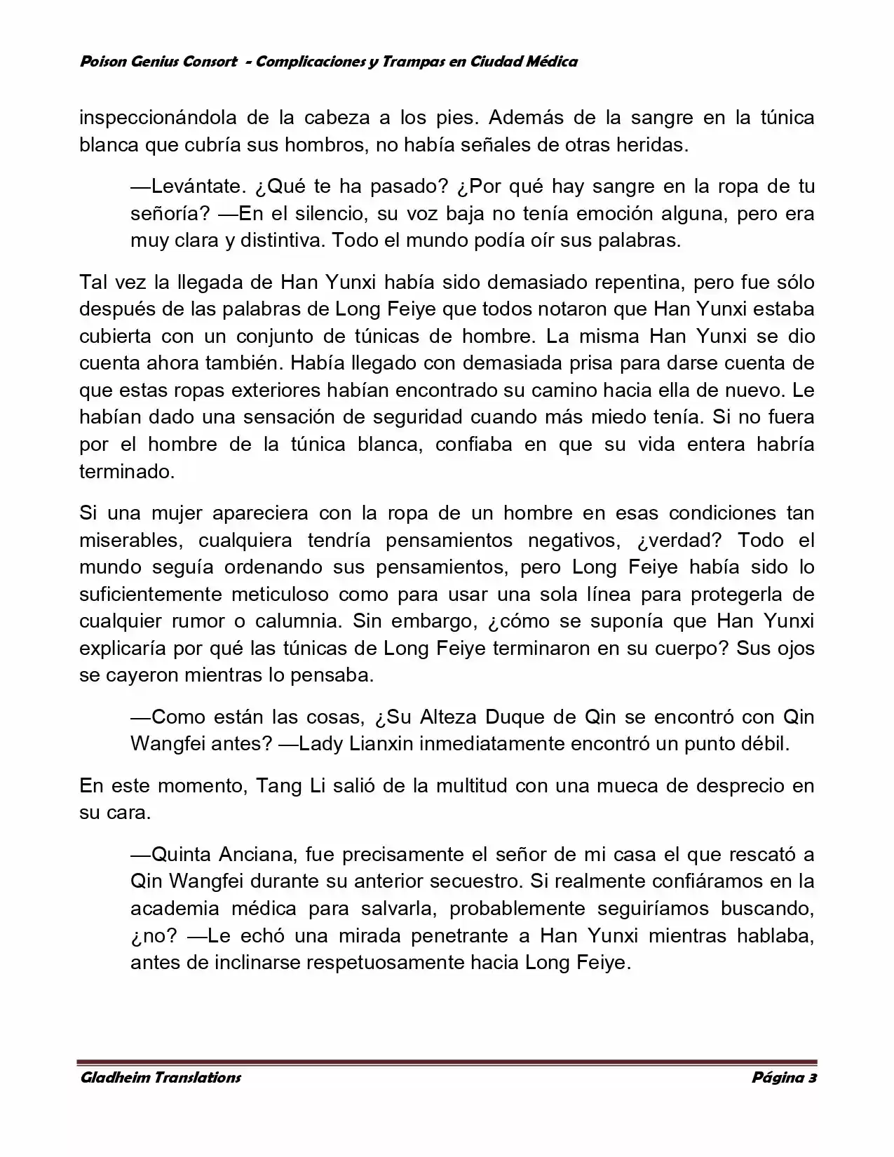 Poison Genious Consort (Novela) - Capítulo 266 - Página 3 - LectorTMOo