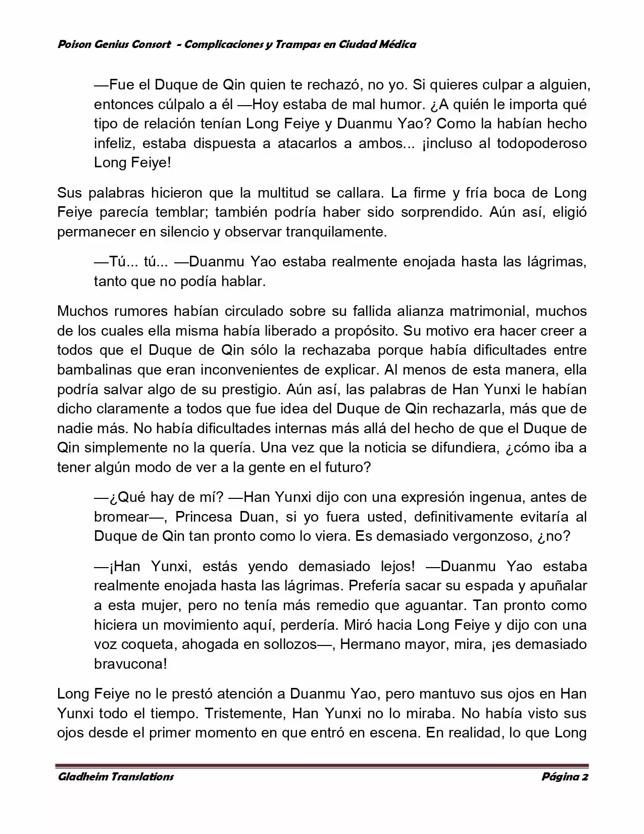 Poison Genious Consort (Novela) - Capítulo 267 - Página 2 - LectorTMOo