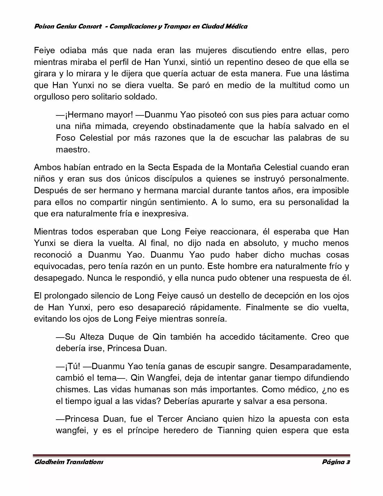Poison Genious Consort (Novela) - Capítulo 267 - Página 3 - LectorTMOo