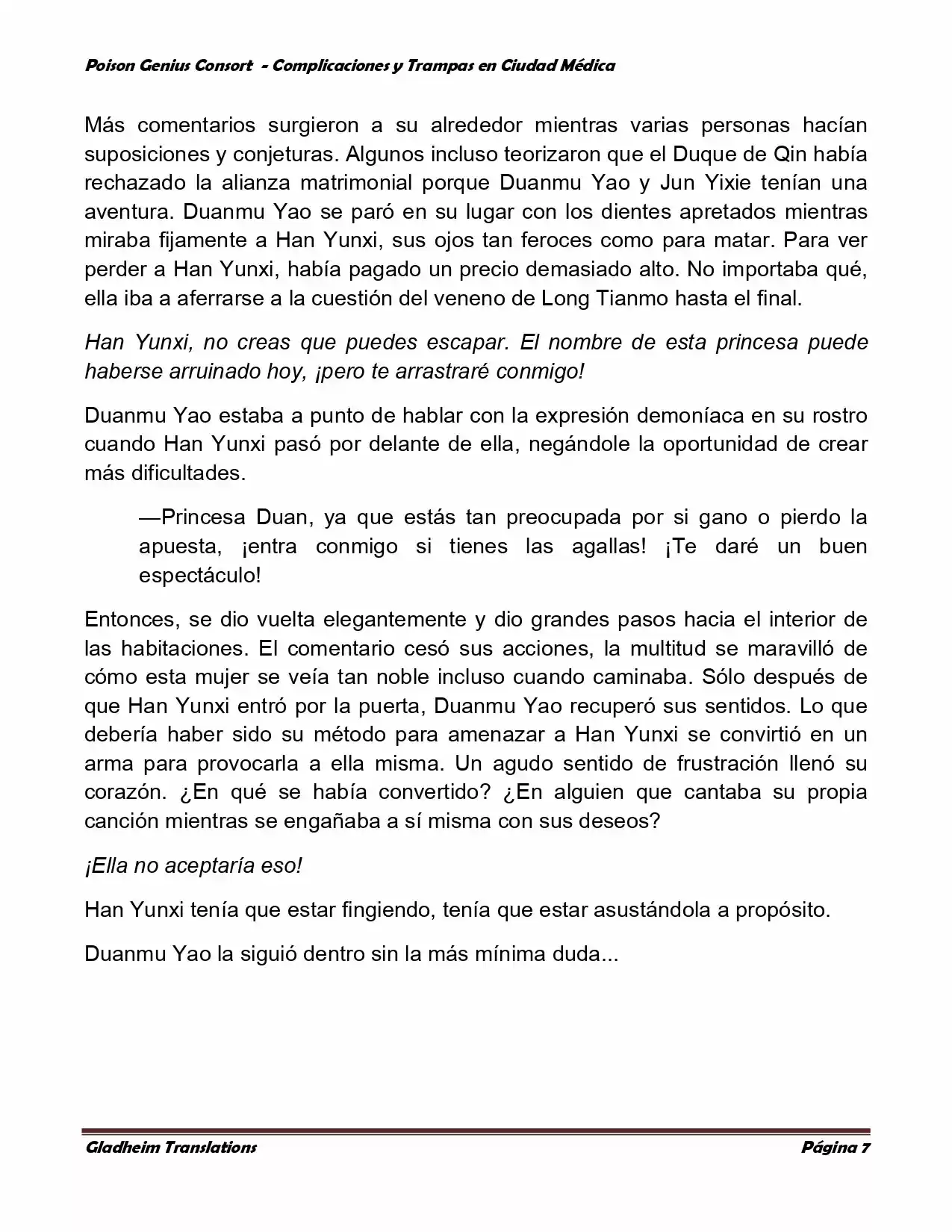 Poison Genious Consort (Novela) - Capítulo 267 - Página 7 - LectorTMOo