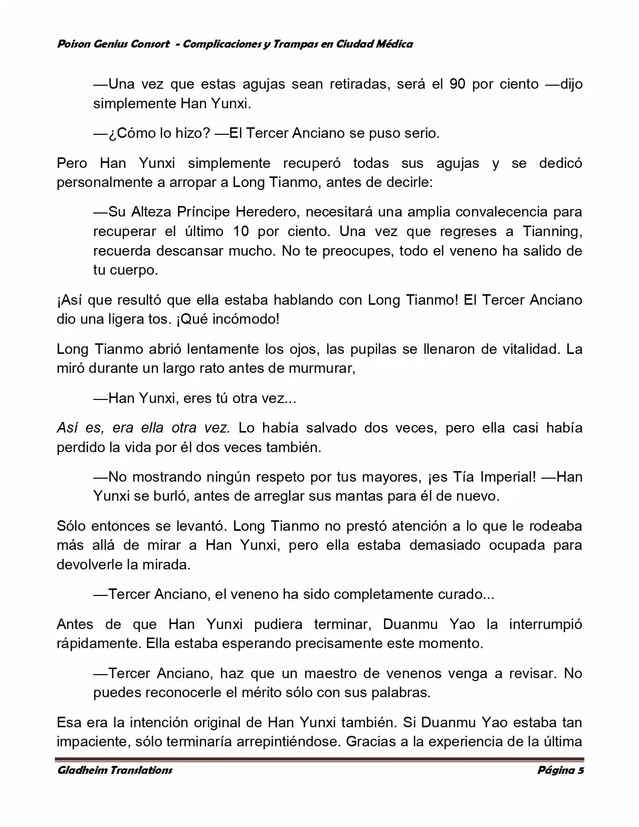 Poison Genious Consort (Novela) - Capítulo 268 - Página 5 - LectorTMOo