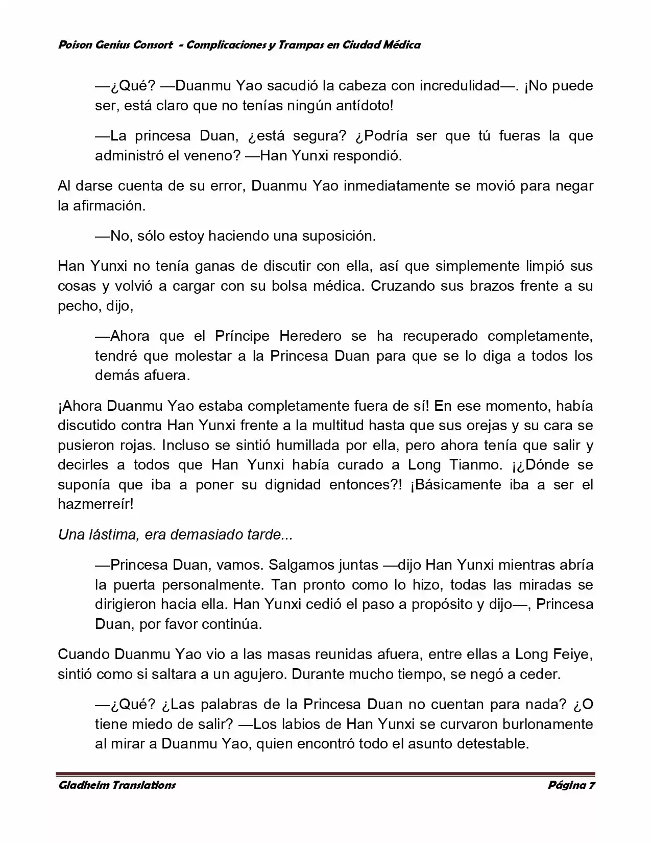 Poison Genious Consort (Novela) - Capítulo 268 - Página 7 - LectorTMOo