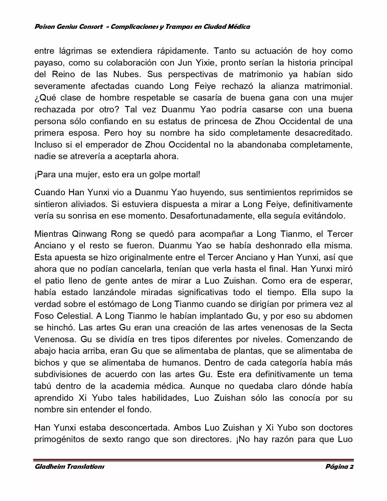 Poison Genious Consort (Novela) - Capítulo 269 - Página 2 - LectorTMOo
