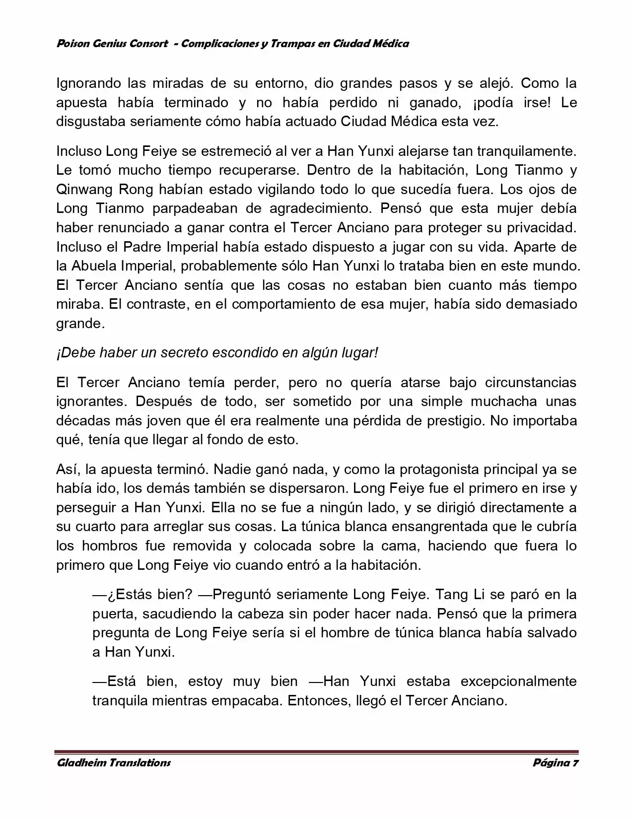 Poison Genious Consort (Novela) - Capítulo 269 - Página 7 - LectorTMOo