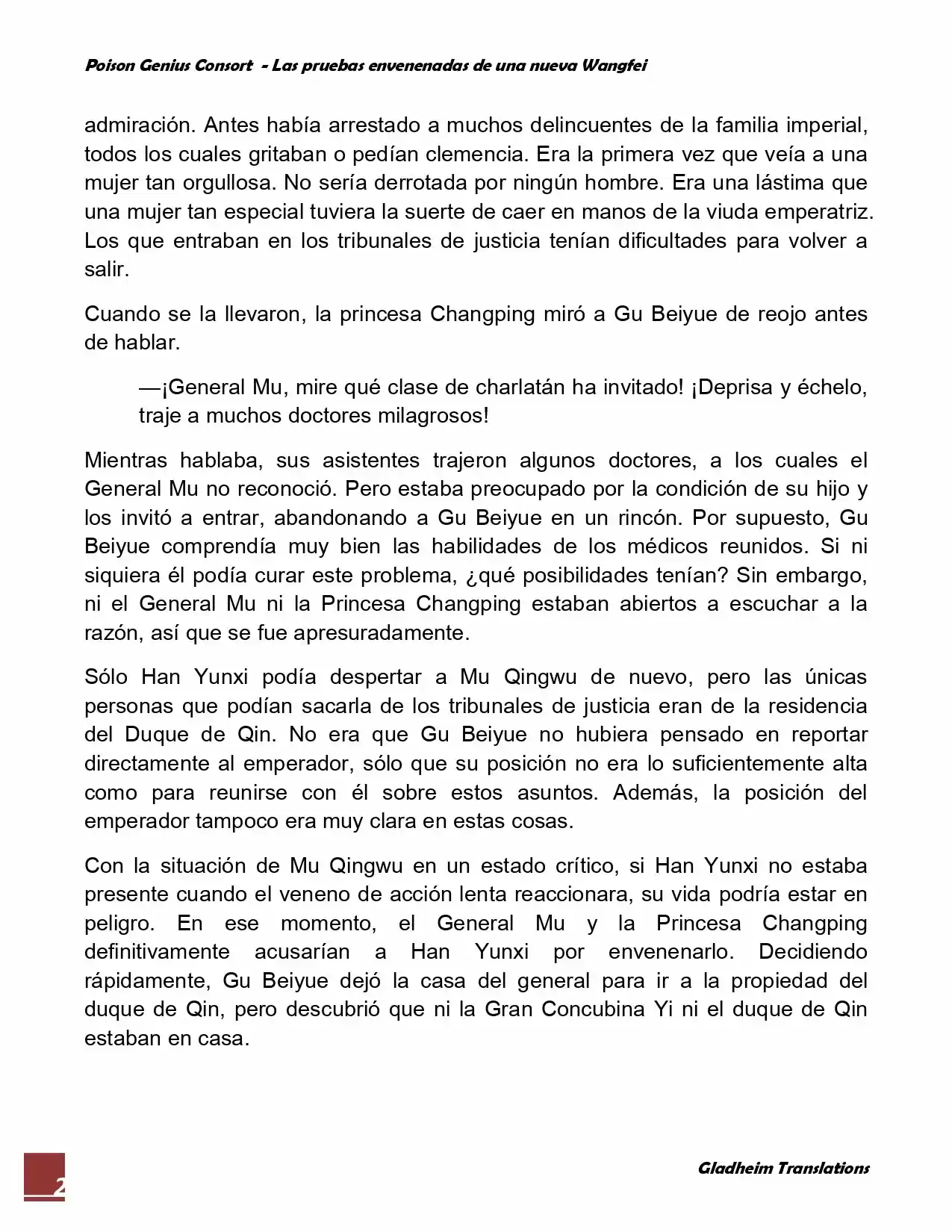 Poison Genious Consort (Novela) - Capítulo 27 - Página 2 - LectorTMOo